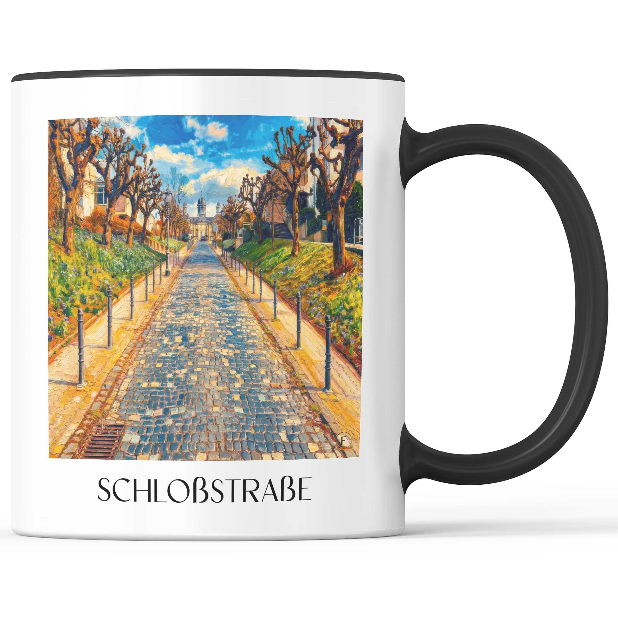 schloßstraße-bergisch-gladbach-deutschland-kaffeebecher-oil-painting-oelgemaelde