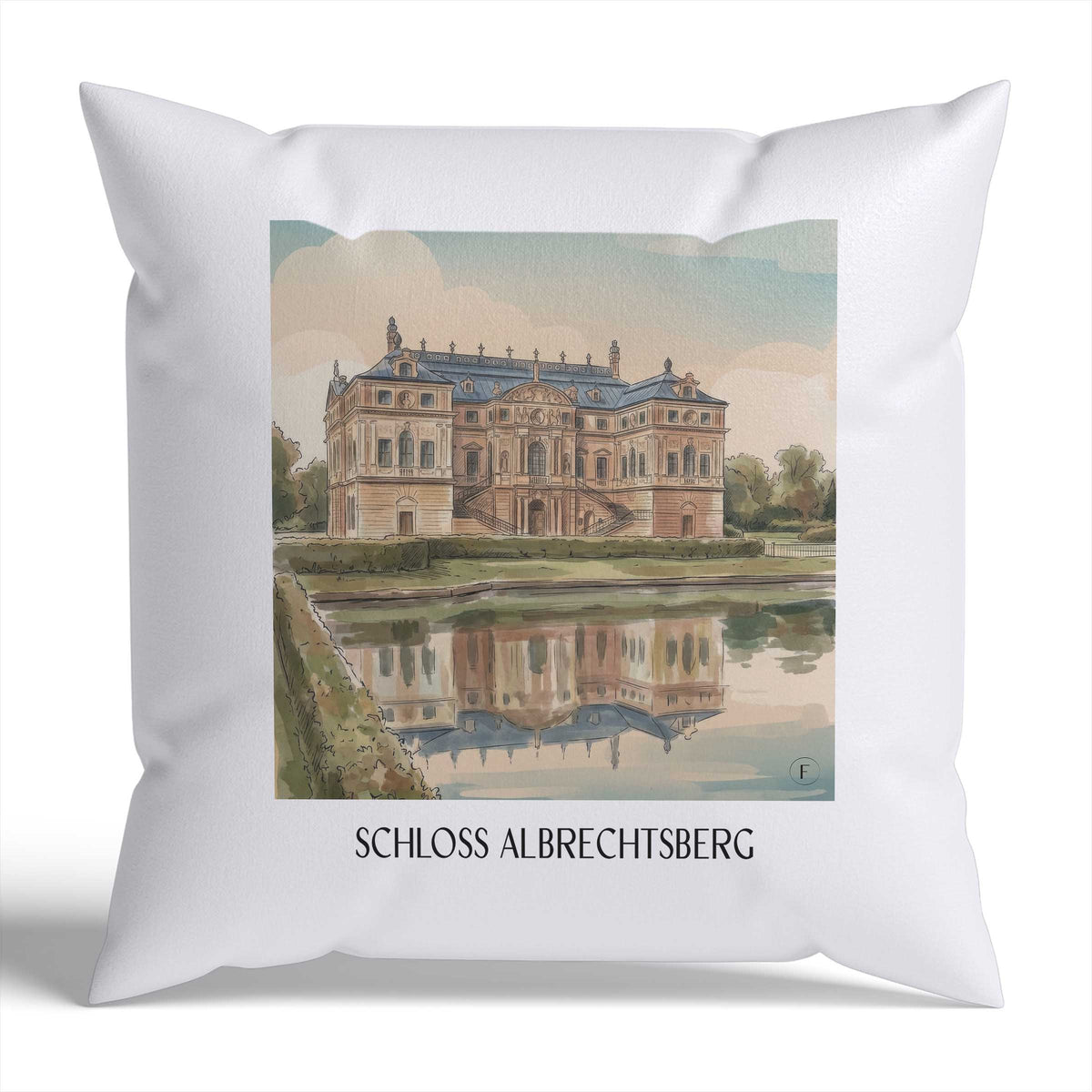 schloss-albrechtsberg-dresden-deutschland-kissenbezug-aquarell