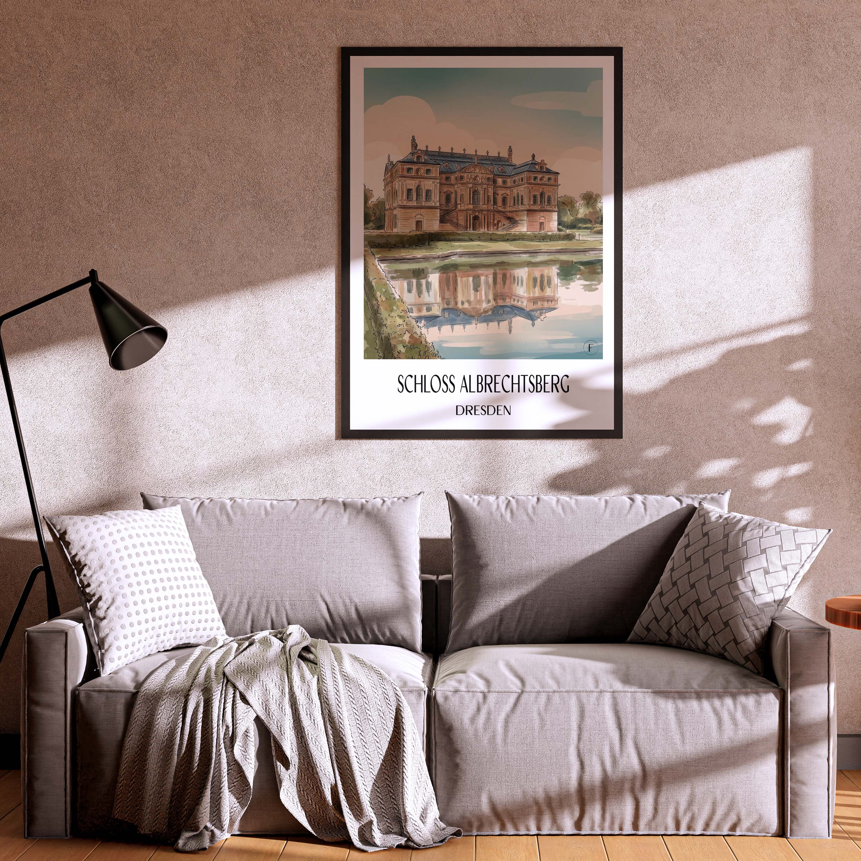 schloss-albrechtsberg-dresden-deutschland-poster-aquarell