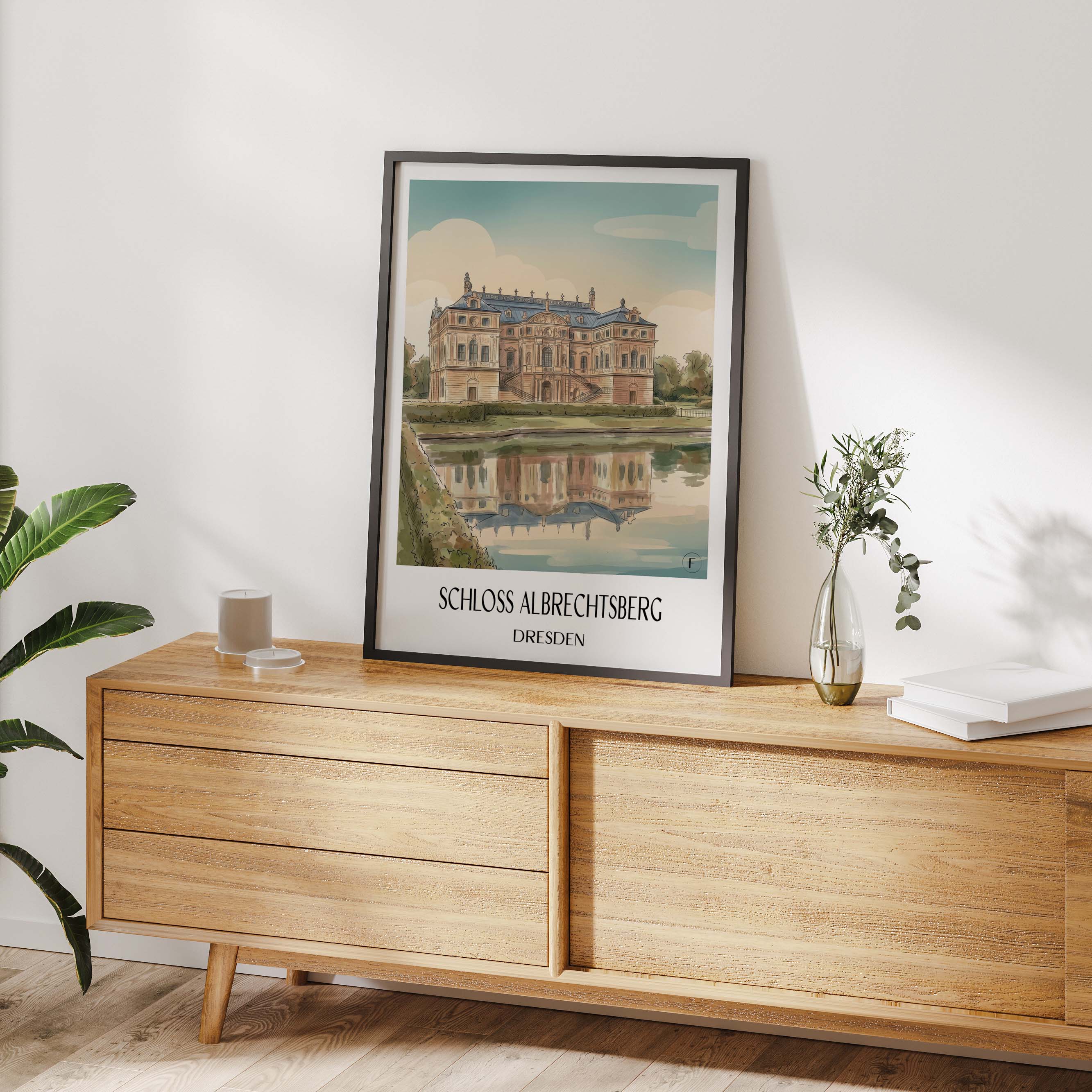 schloss-albrechtsberg-dresden-deutschland-poster-aquarell