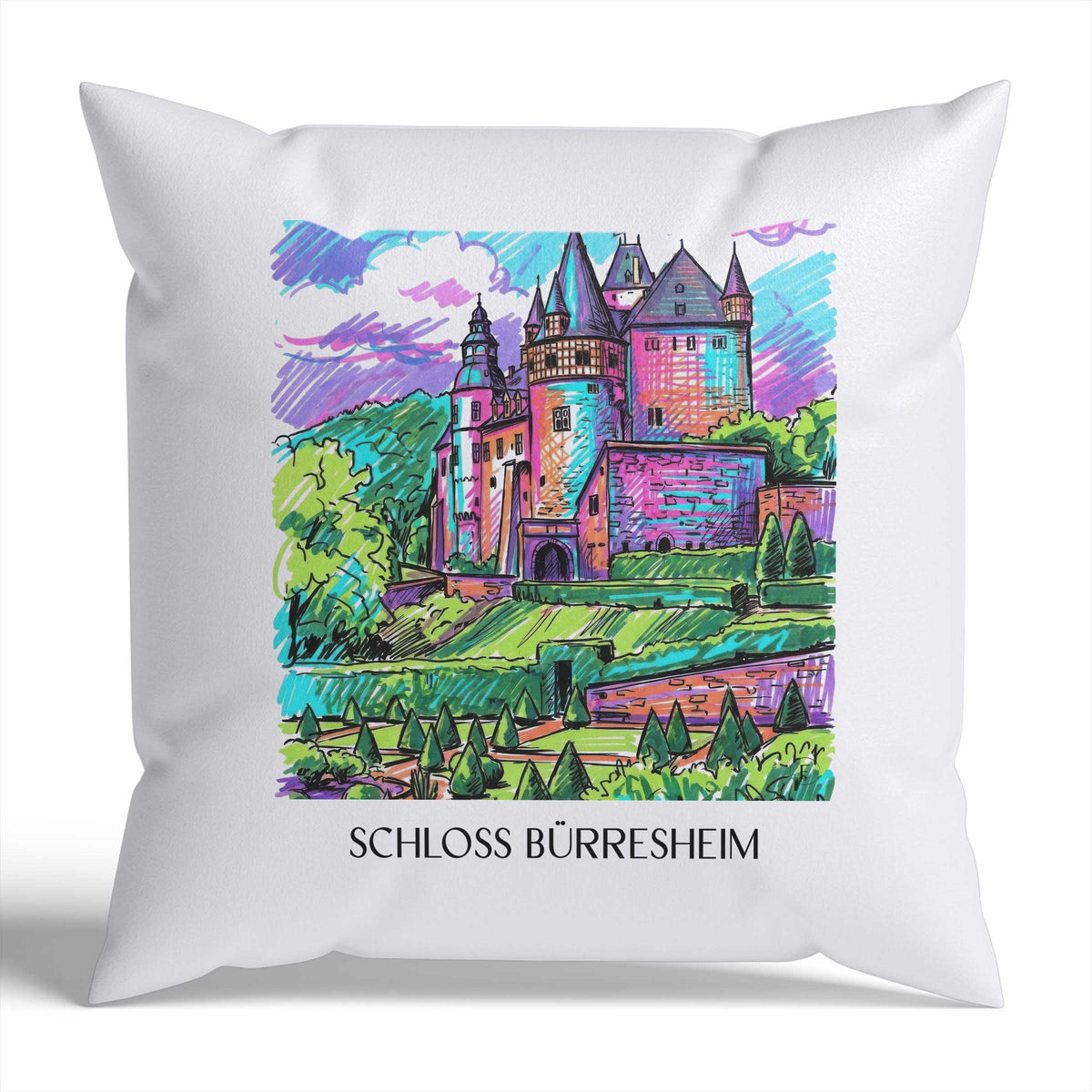 schloss-bürresheim-eifel-deutschland-kissenbezug-graffiti