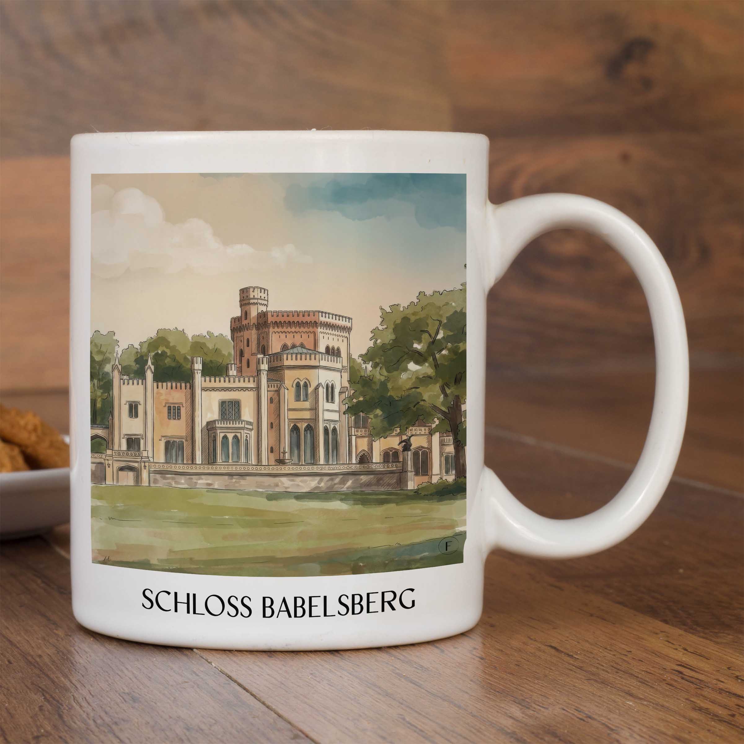 schloss-babelsberg-potsdam-deutschland-kaffeebecher-aquarell