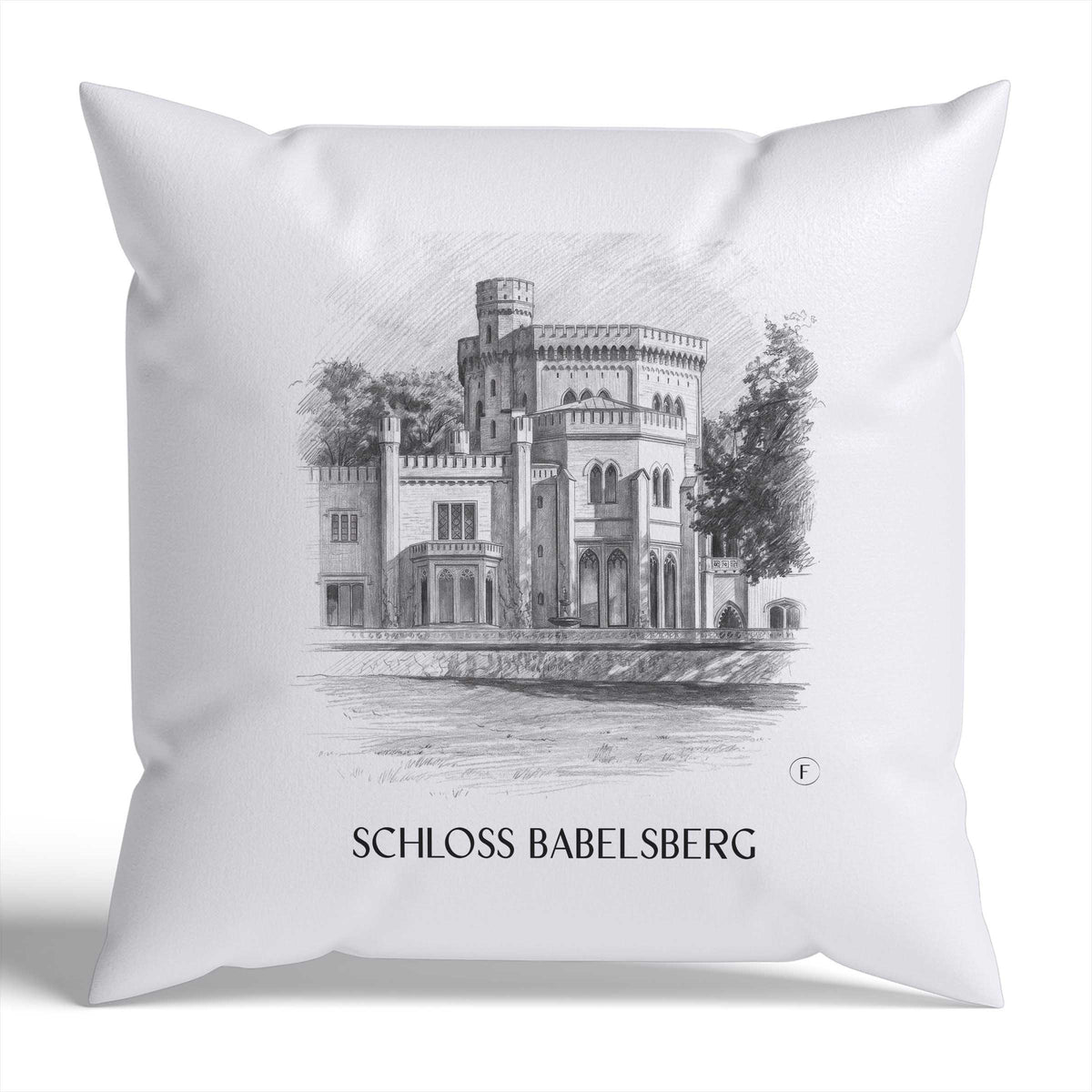 schloss-babelsberg-potsdam-deutschland-kissenbezug-bleistift-zeichnung-drawing