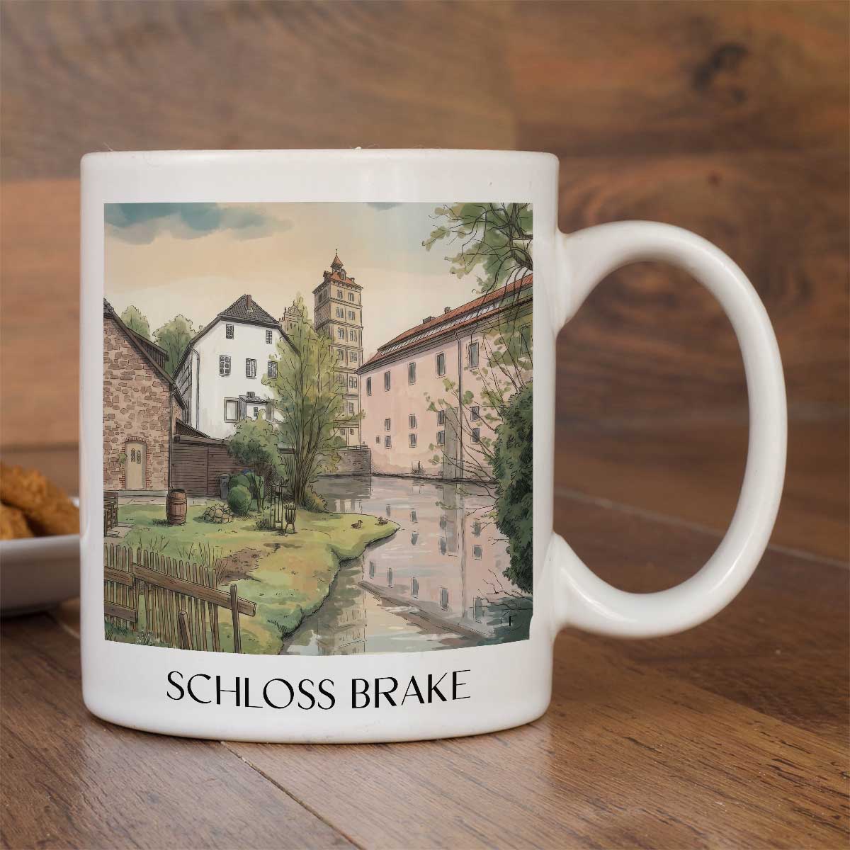 schloss-brake-lemgo-deutschland-kaffeebecher-aquarell