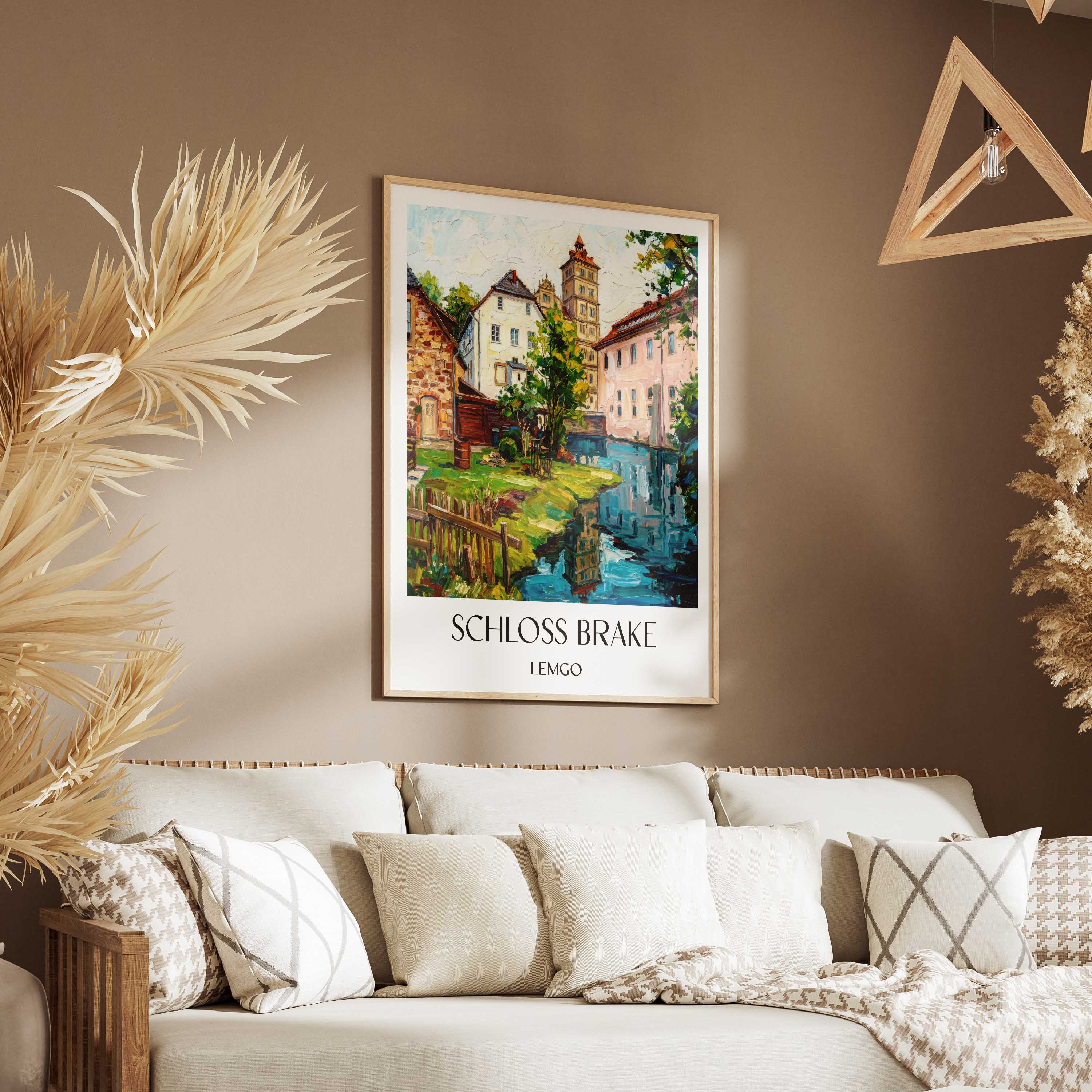 schloss-brake-lemgo-deutschland-poster-oil-painting-oelgemaelde