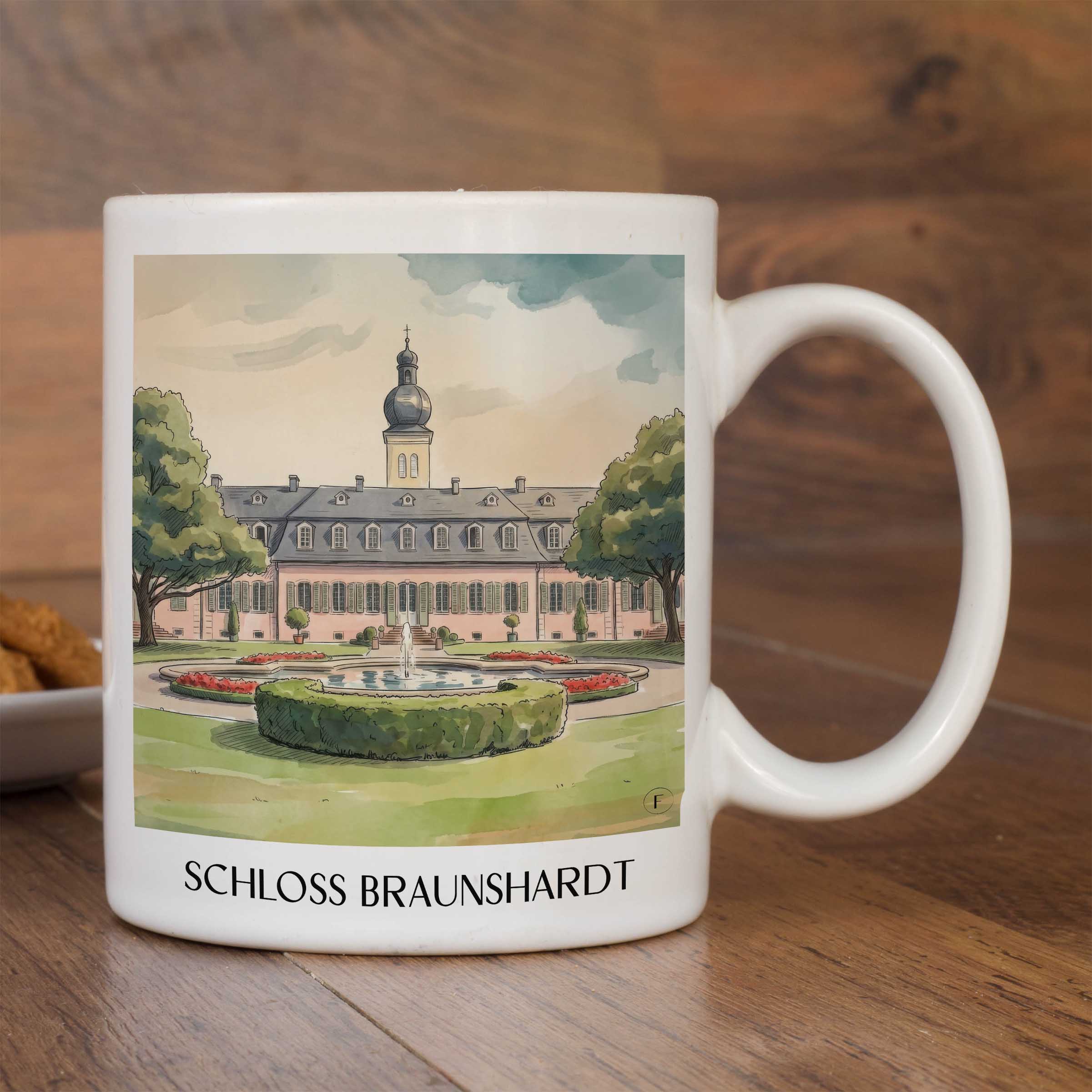 schloss-braunshardt-darmstadt-deutschland-kaffeebecher-aquarell