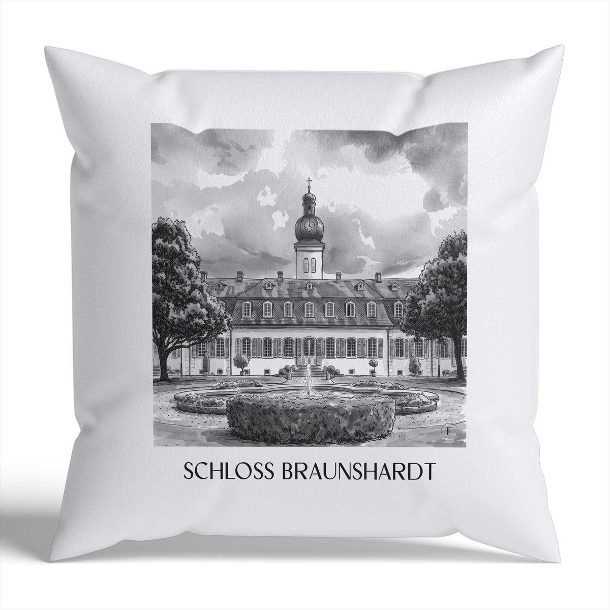 schloss-braunshardt-darmstadt-deutschland-kissenbezug-aquarell-schwarz-weiss