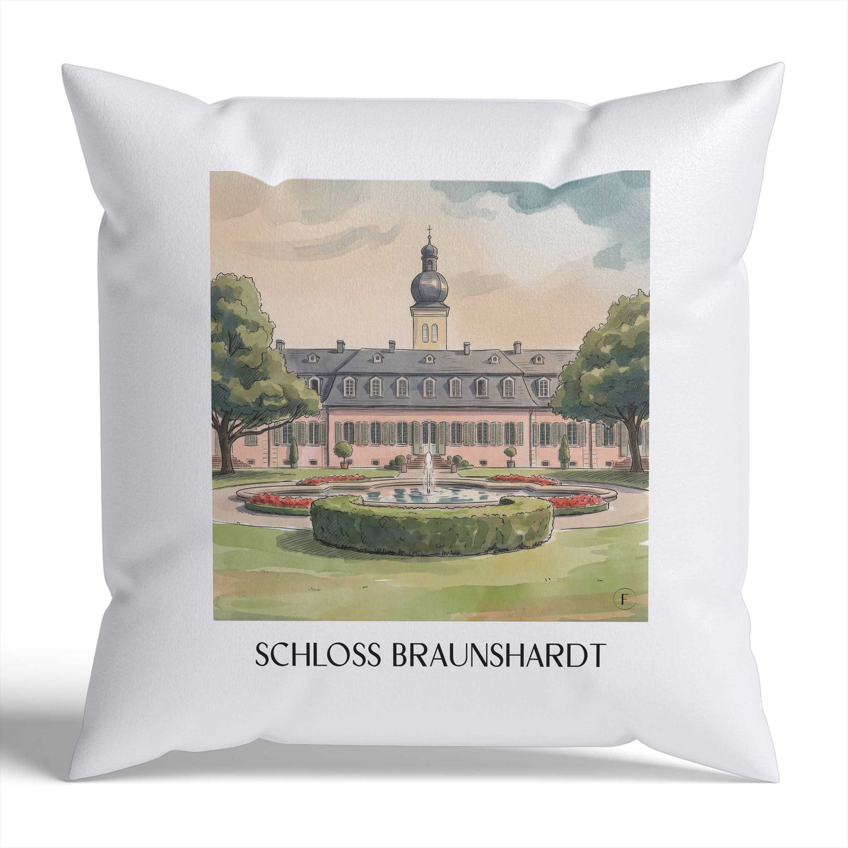 schloss-braunshardt-darmstadt-deutschland-kissenbezug-aquarell
