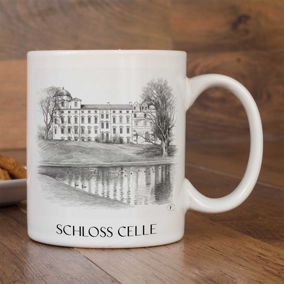 schloss-celle-niedersachsen-deutschland-kaffeebecher-bleistift-zeichnung-drawing