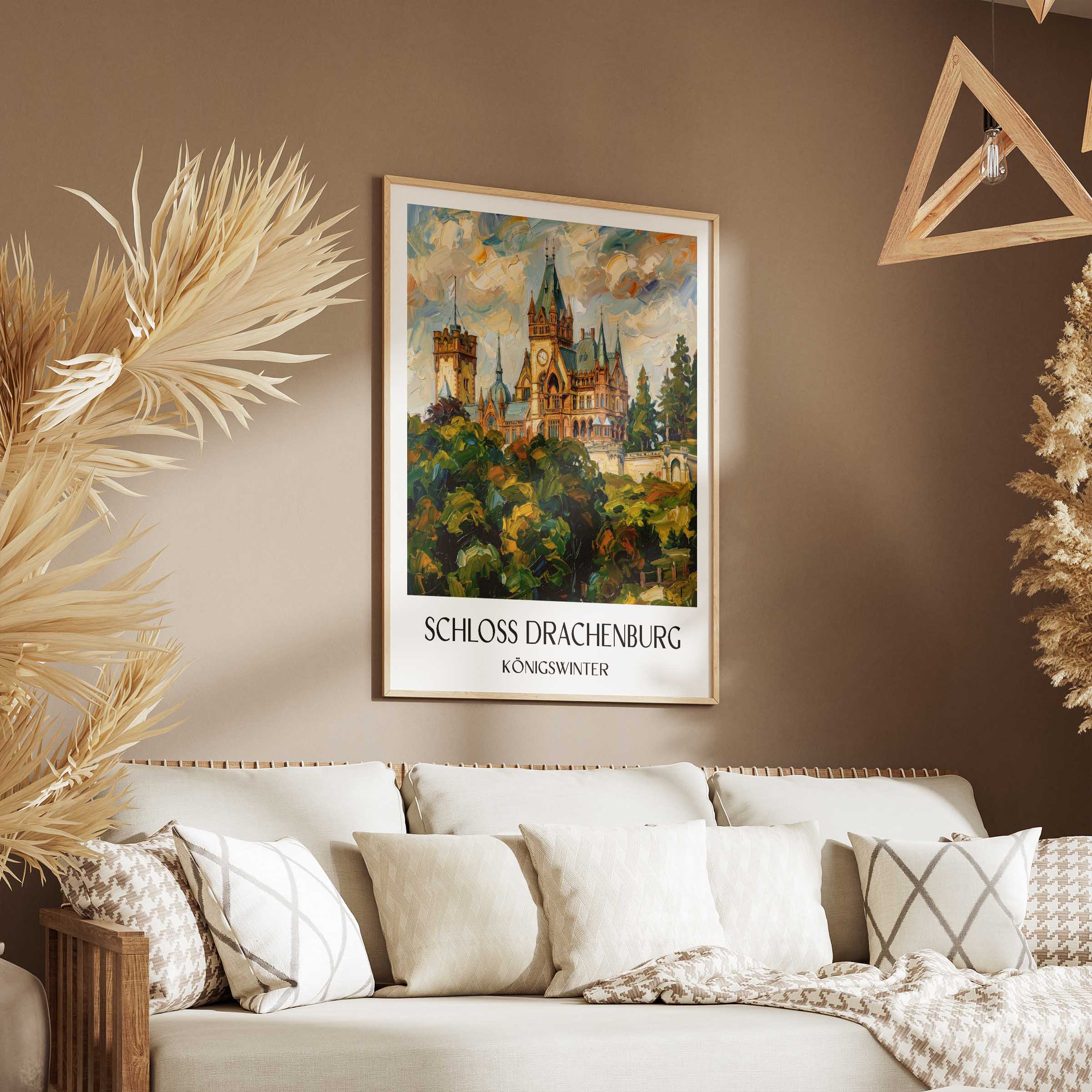schloss-drachenburg-königswinter-deutschland-poster-oil-painting-oelgemaelde
