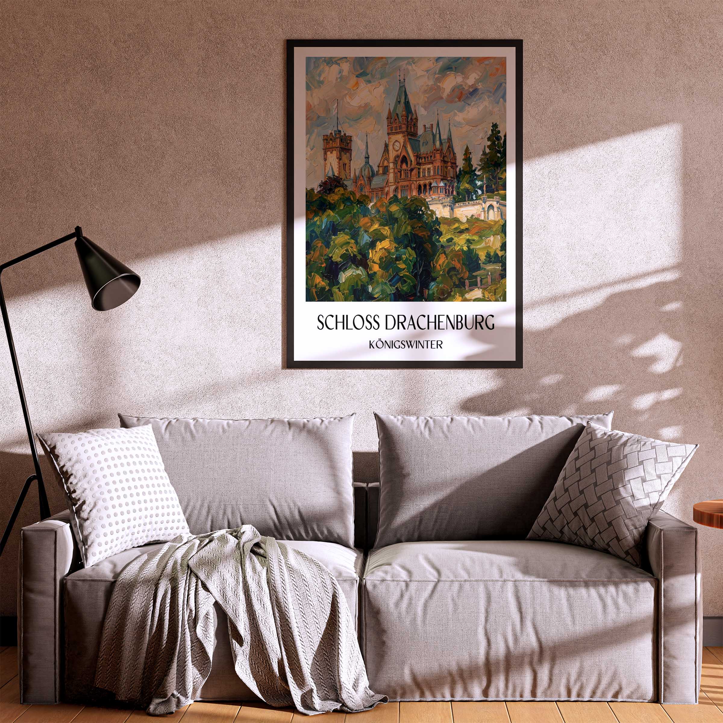 schloss-drachenburg-königswinter-deutschland-poster-oil-painting-oelgemaelde
