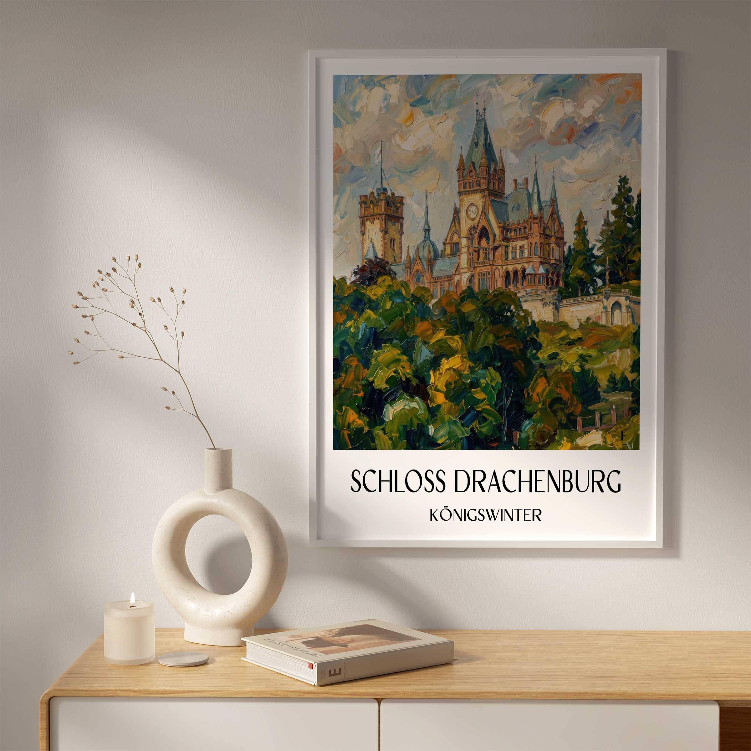 schloss-drachenburg-königswinter-deutschland-poster-oil-painting-oelgemaelde