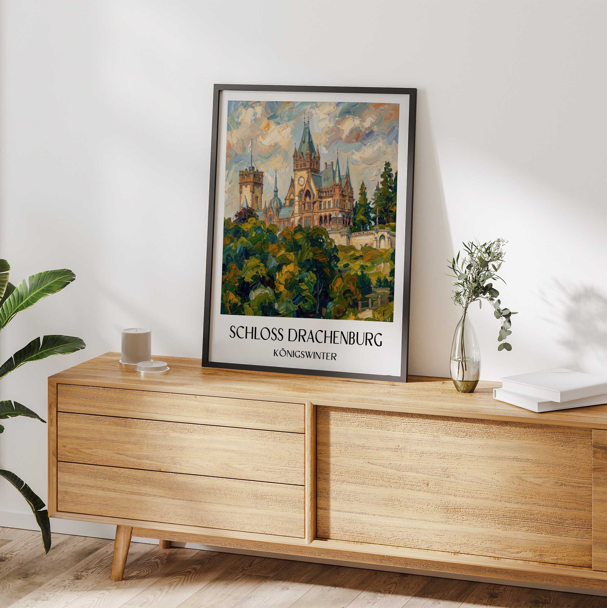 schloss-drachenburg-königswinter-deutschland-poster-oil-painting-oelgemaelde