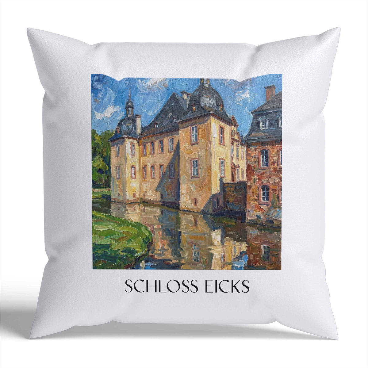 schloss-eicks-eifel-deutschland-kissenbezug-oil-painting-oelgemaelde