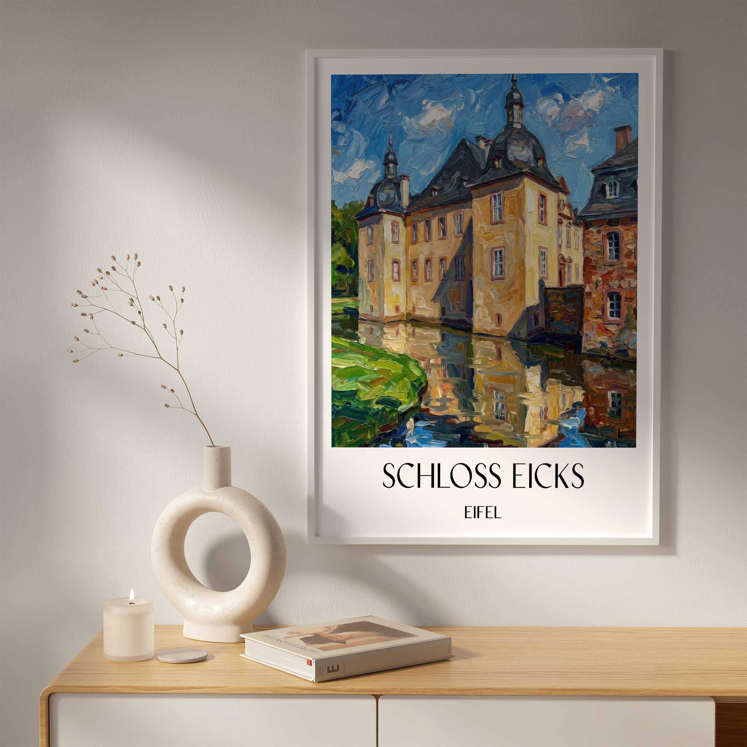 schloss-eicks-eifel-deutschland-poster-oil-painting-oelgemaelde