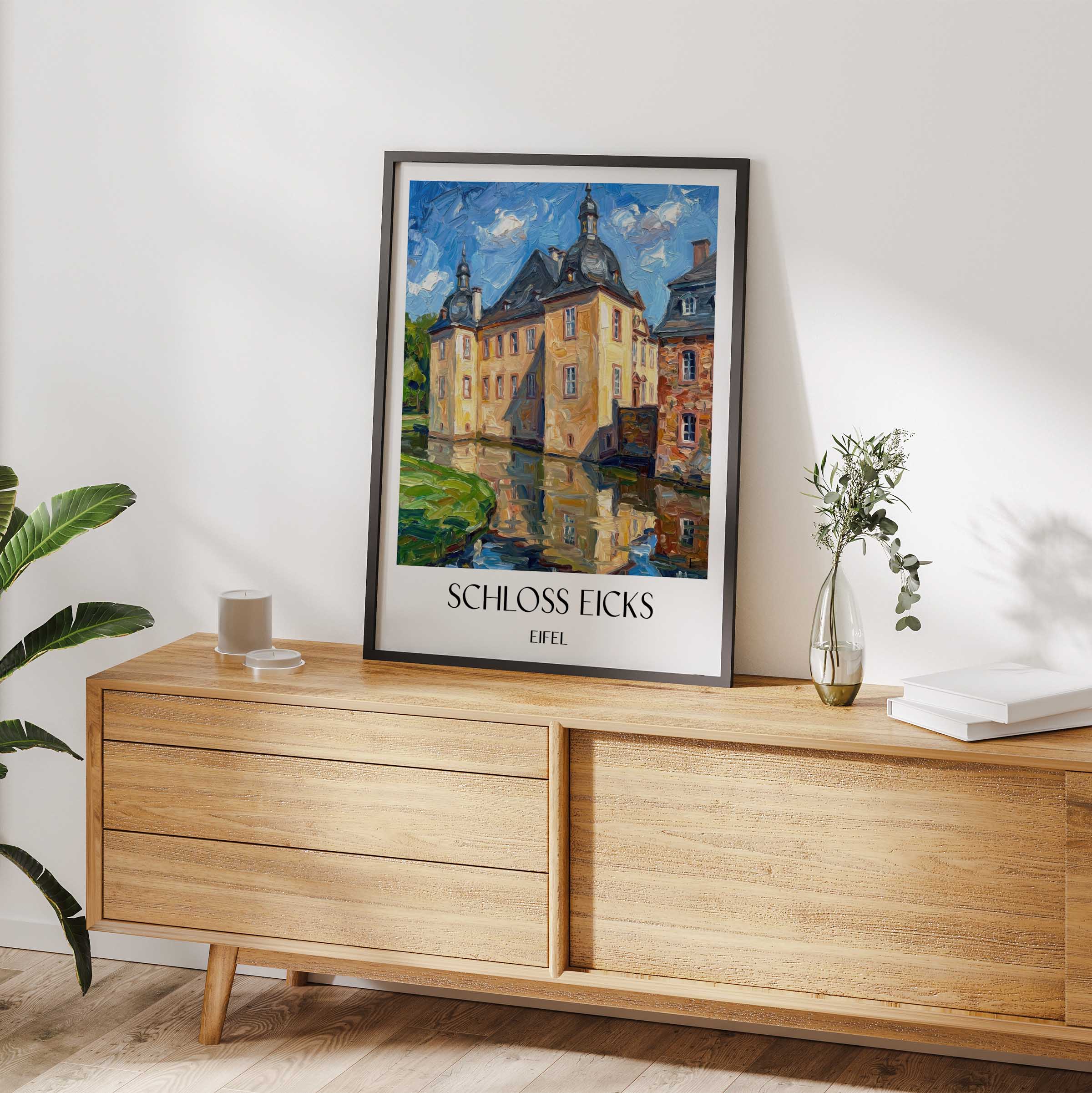 schloss-eicks-eifel-deutschland-poster-oil-painting-oelgemaelde