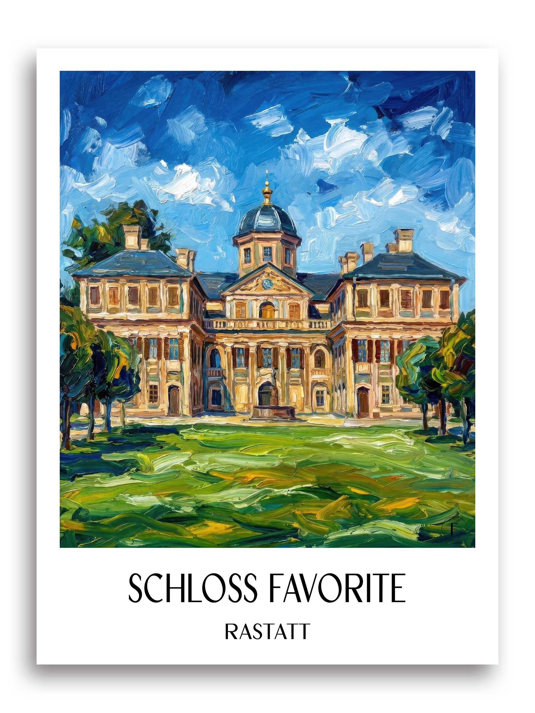 schloss-favorite-rastatt-deutschland-poster-oil-painting-oelgemaelde