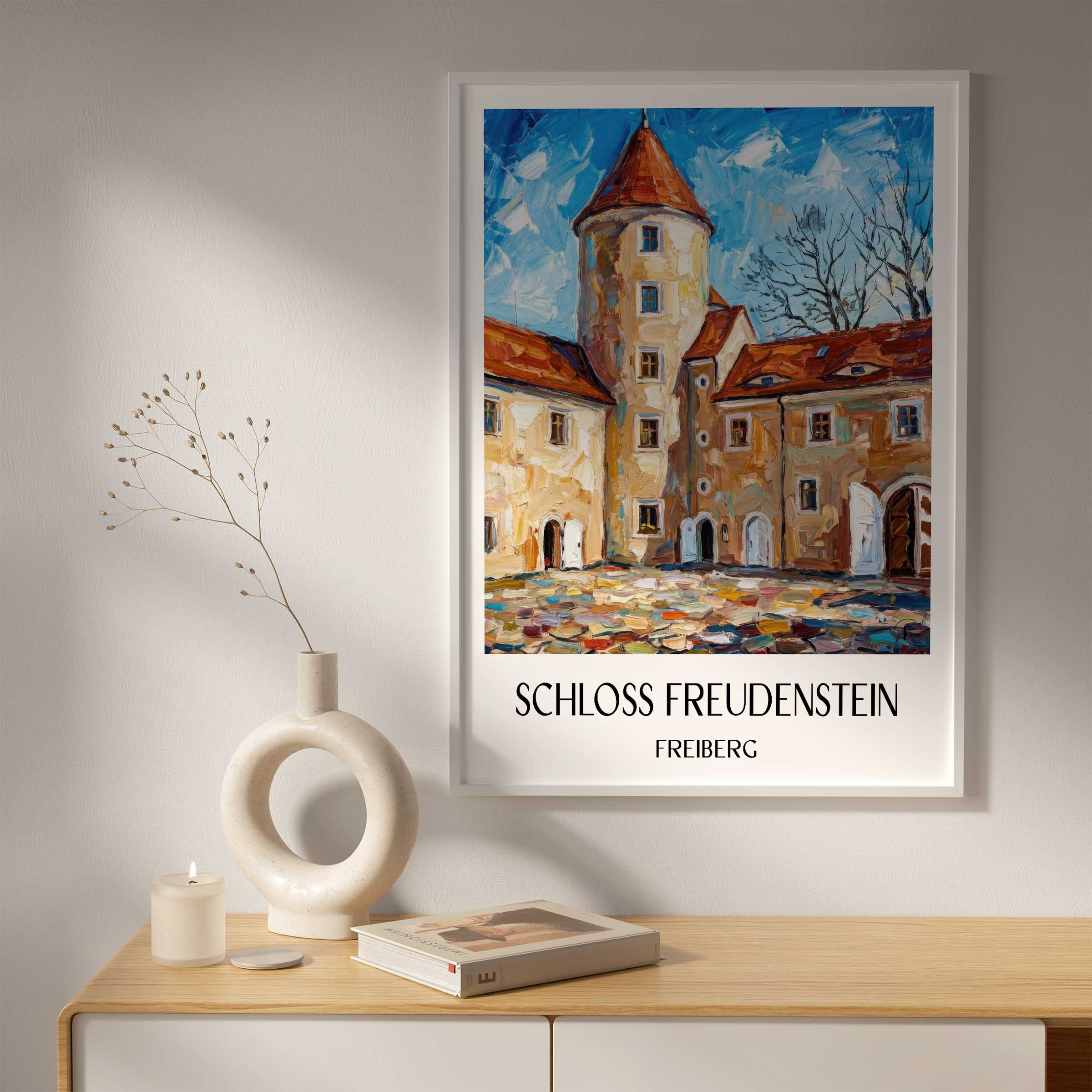 schloss-freudenstein-freiberg-deutschland-poster-oil-painting-oelgemaelde