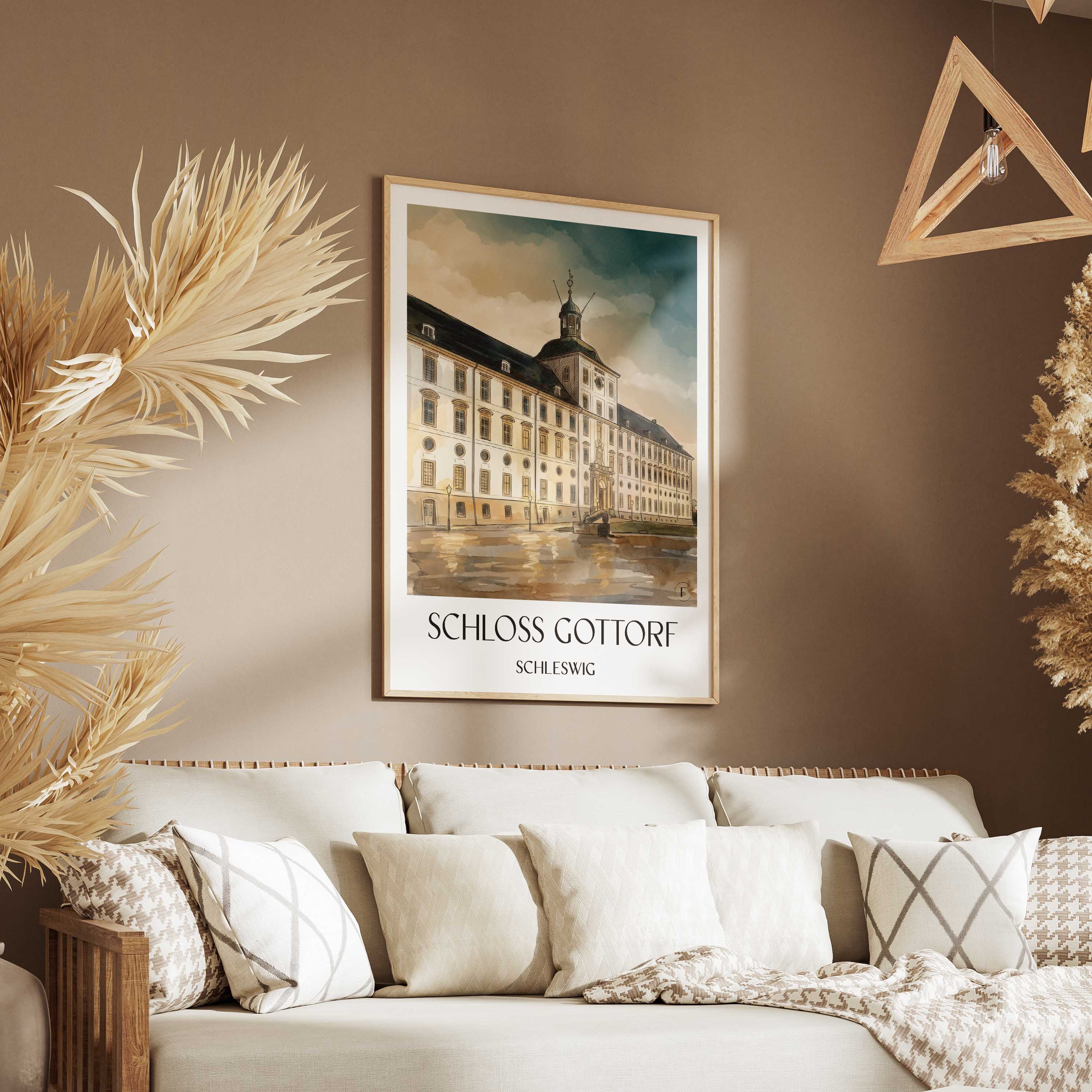 schloss-gottorf-schleswig-deutschland-poster-aquarell