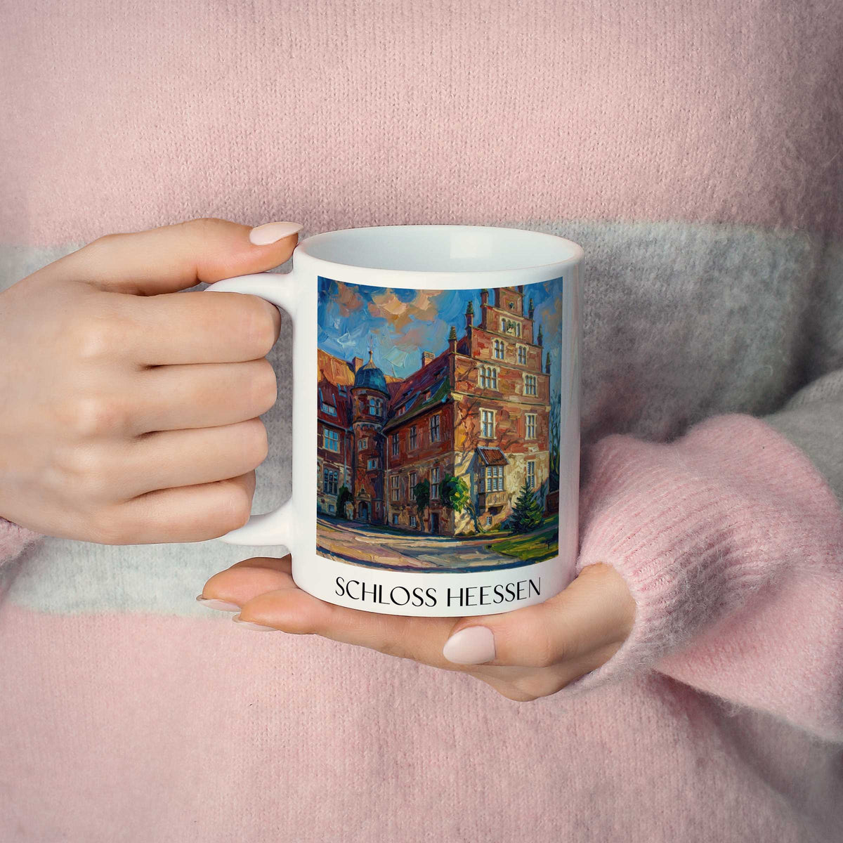 schloss-heessen-hamm-deutschland-kaffeebecher-oil-painting-oelgemaelde