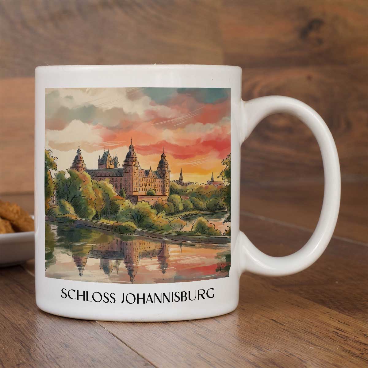 schloss-johannisburg-aschaffenburg-deutschland-kaffeebecher-aquarell