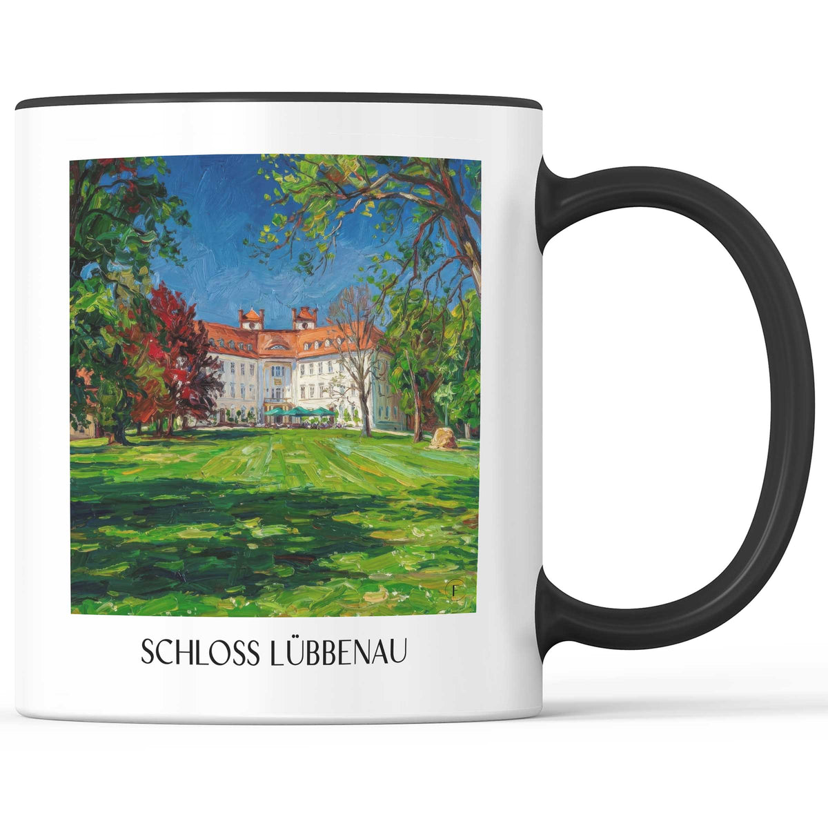 schloss-lübbenau-spreewald-deutschland-kaffeebecher-oil-painting-oelgemaelde
