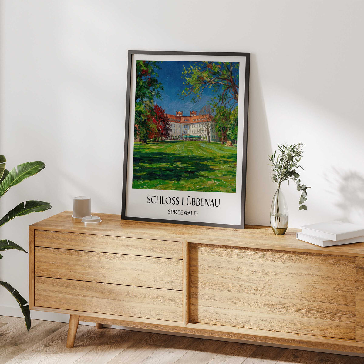 schloss-lübbenau-spreewald-deutschland-poster-oil-painting-oelgemaelde