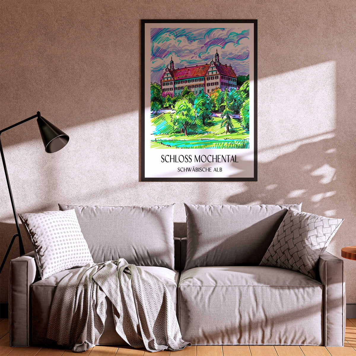 schloss-mochental-schwäbische-alb-deutschland-poster-graffiti