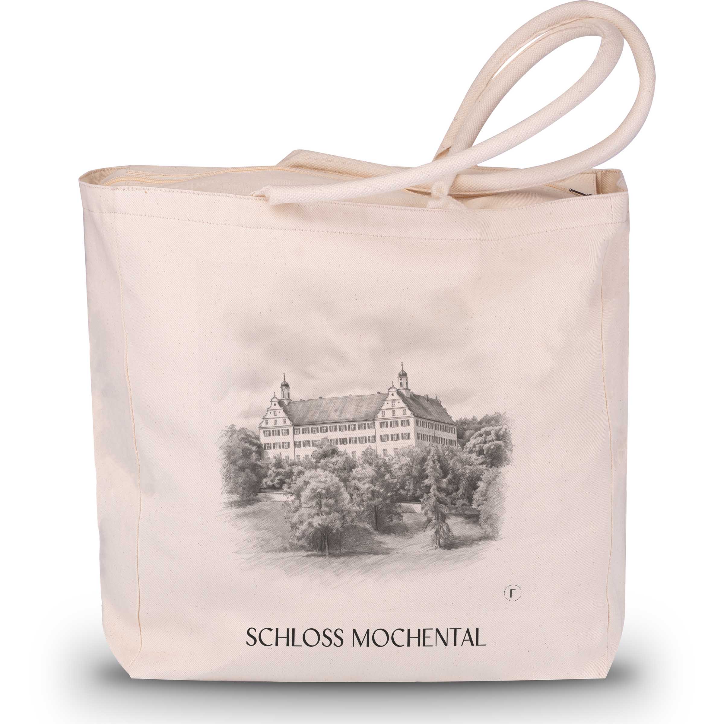 schloss-mochental-schwäbische-alb-deutschland-einkaufstasche-bleistift-zeichnung-drawing