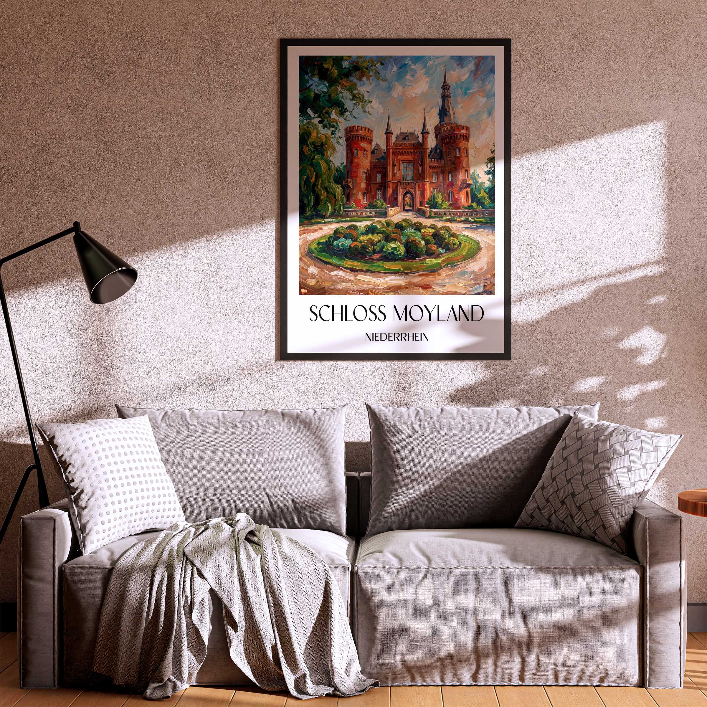 schloss-moyland-niederrhein-deutschland-poster-oil-painting-oelgemaelde