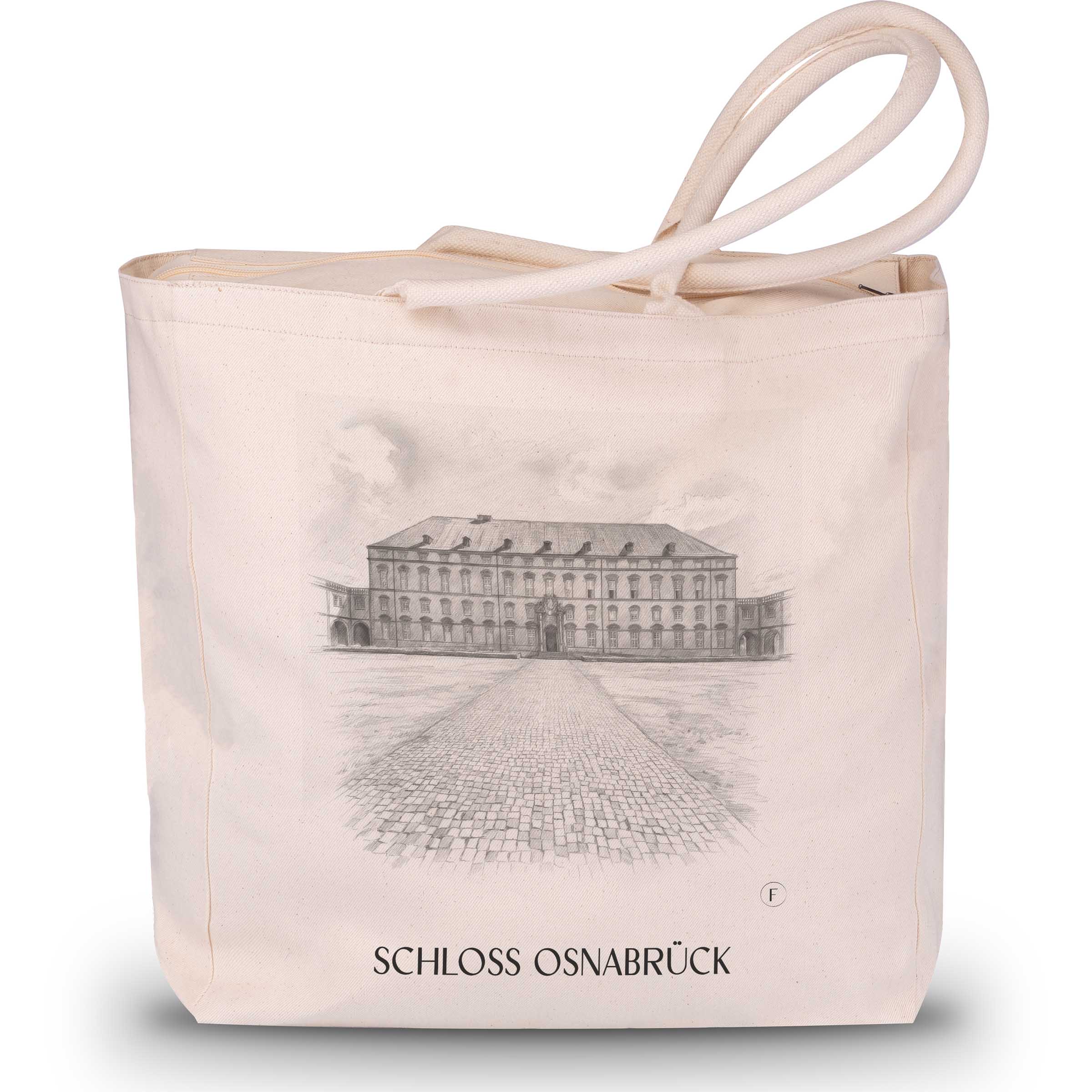 schloss-osnabrück-niedersachsen-deutschland-einkaufstasche-bleistift-zeichnung-drawing