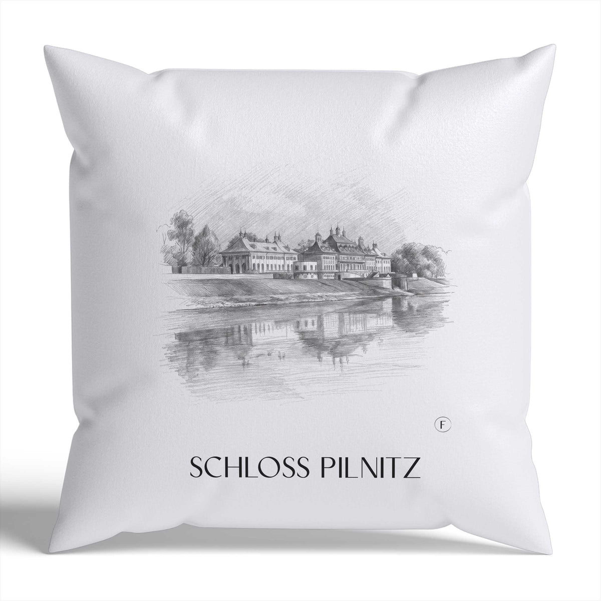 schloss-pilnitz-dresden-deutschland-kissenbezug-bleistift-zeichnung-drawing