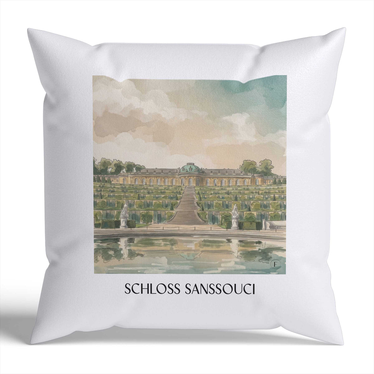 schloss-sanssouci-potsdam-deutschland-kissenbezug-aquarell