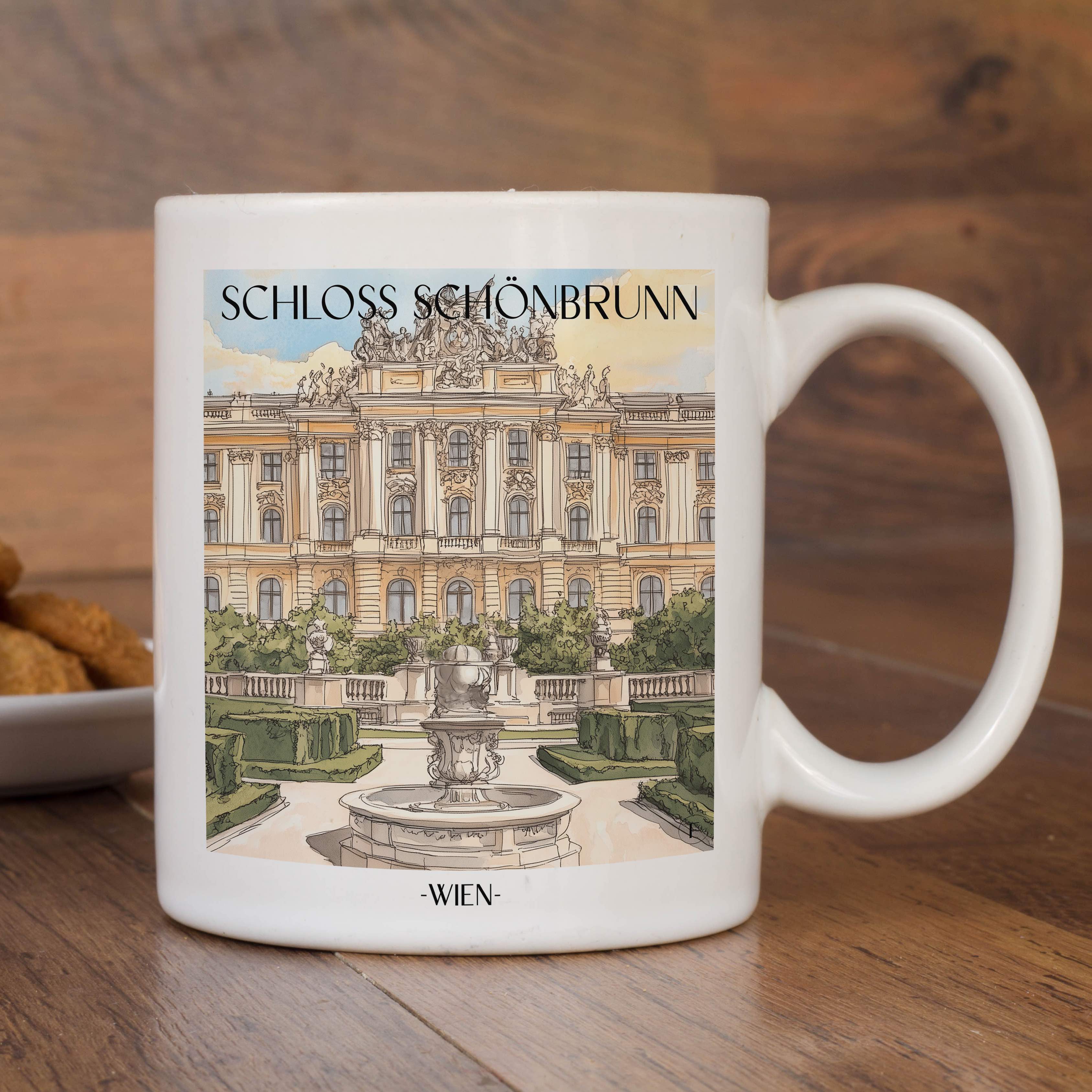 schloss-schönbrunn-wien-österreich-einkaufstasche-aquarell