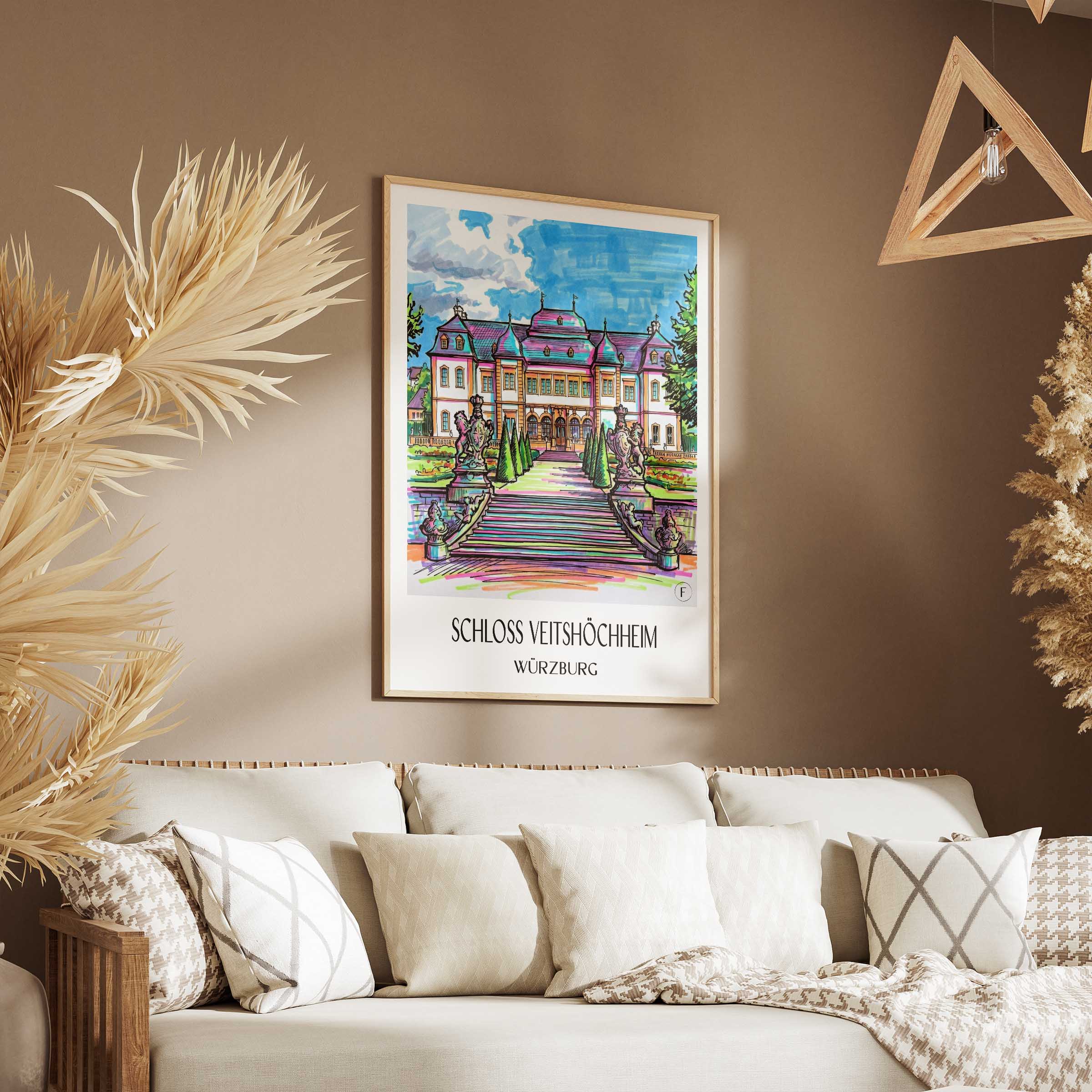 schloss-veitshöchheim-würzburg-deutschland-poster-graffiti