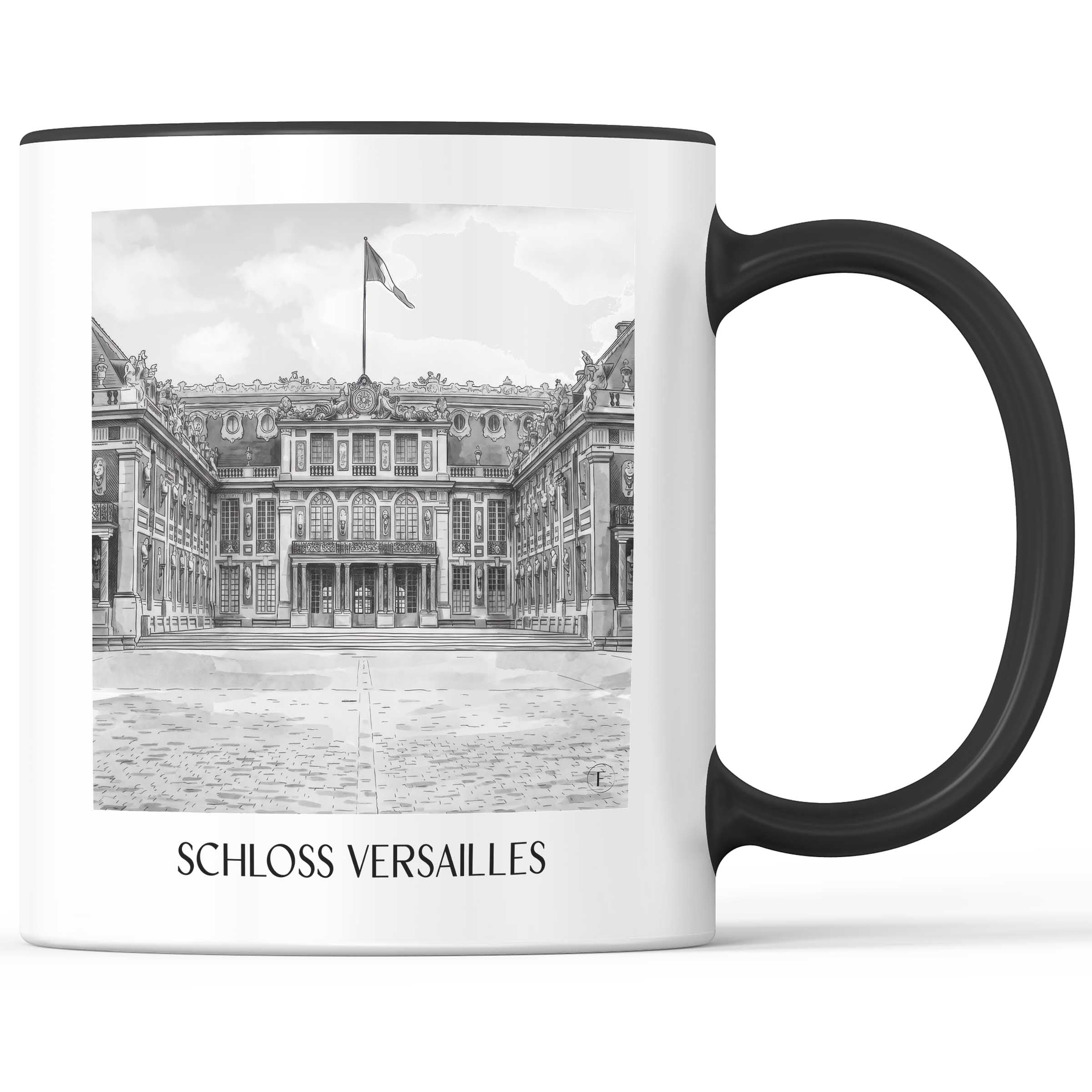 schloss-versailles-frankreich-frankreich-kaffeebecher-aquarell-schwarz-weiss