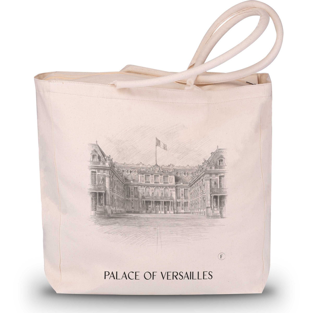 Schloss Versailles Shopping Tasche - Frankreich - Frankreich Tote Bag - Einkaufstasche im Zeichnung Stil - favplace