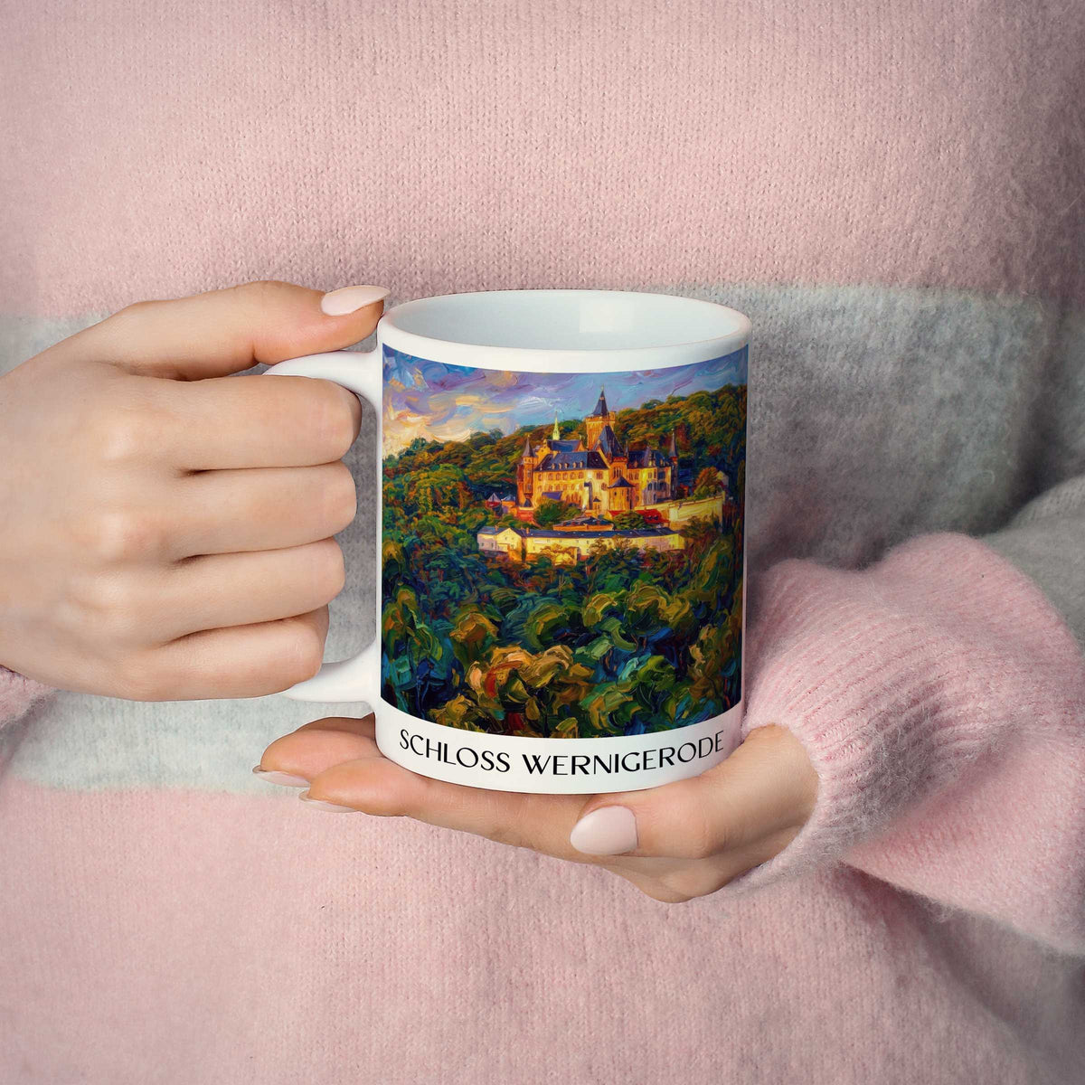 schloss-wernigerode-nordharz-deutschland-kaffeebecher-oil-painting-oelgemaelde