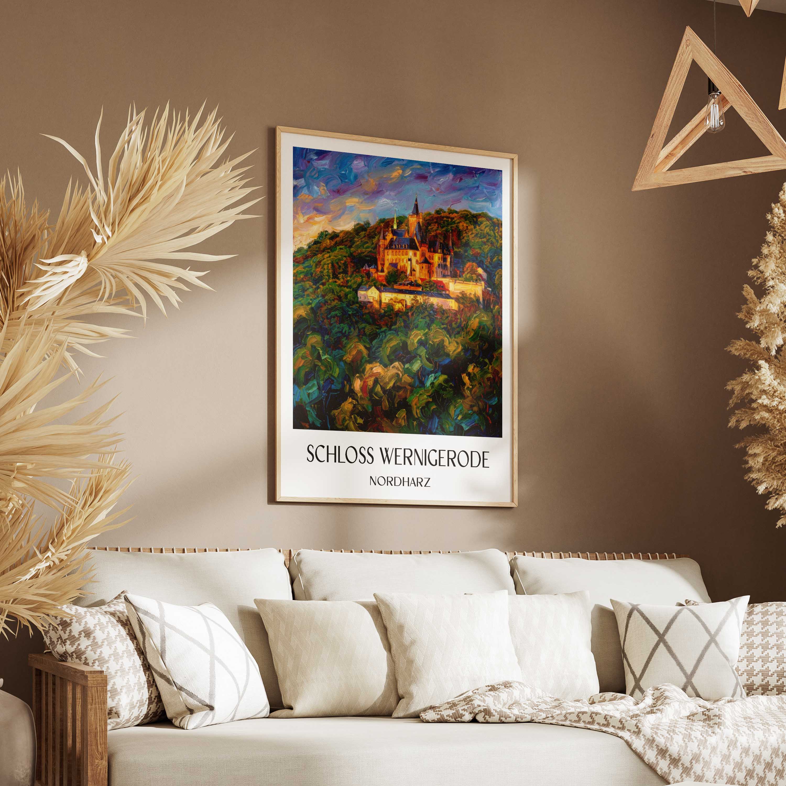 schloss-wernigerode-nordharz-deutschland-poster-oil-painting-oelgemaelde