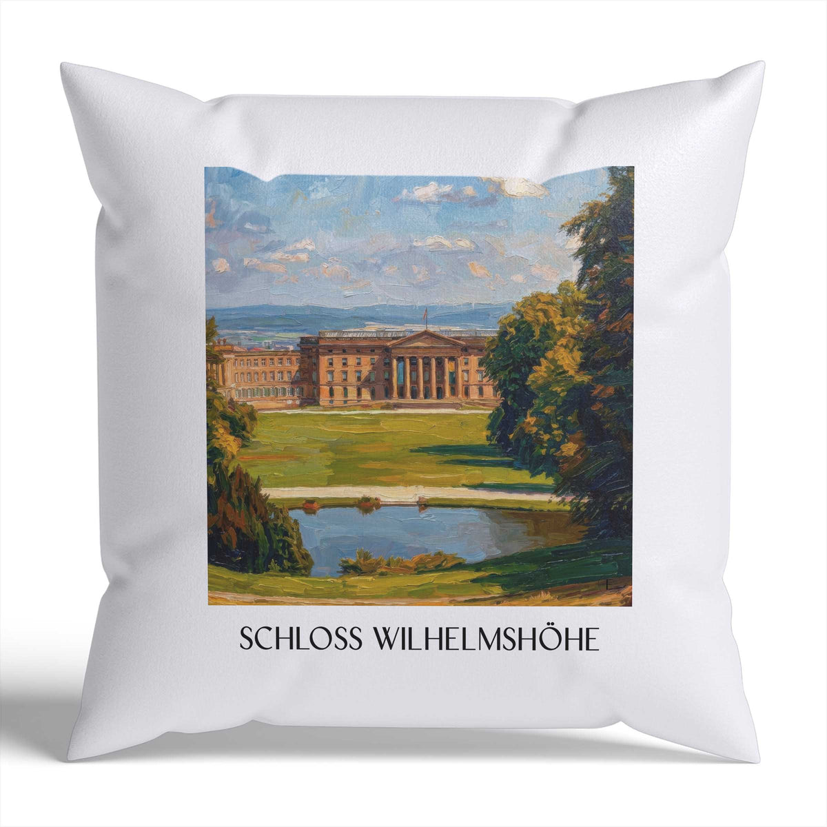 schloss-wilhelmshöhe-kassel-deutschland-kissenbezug-oil-painting-oelgemaelde
