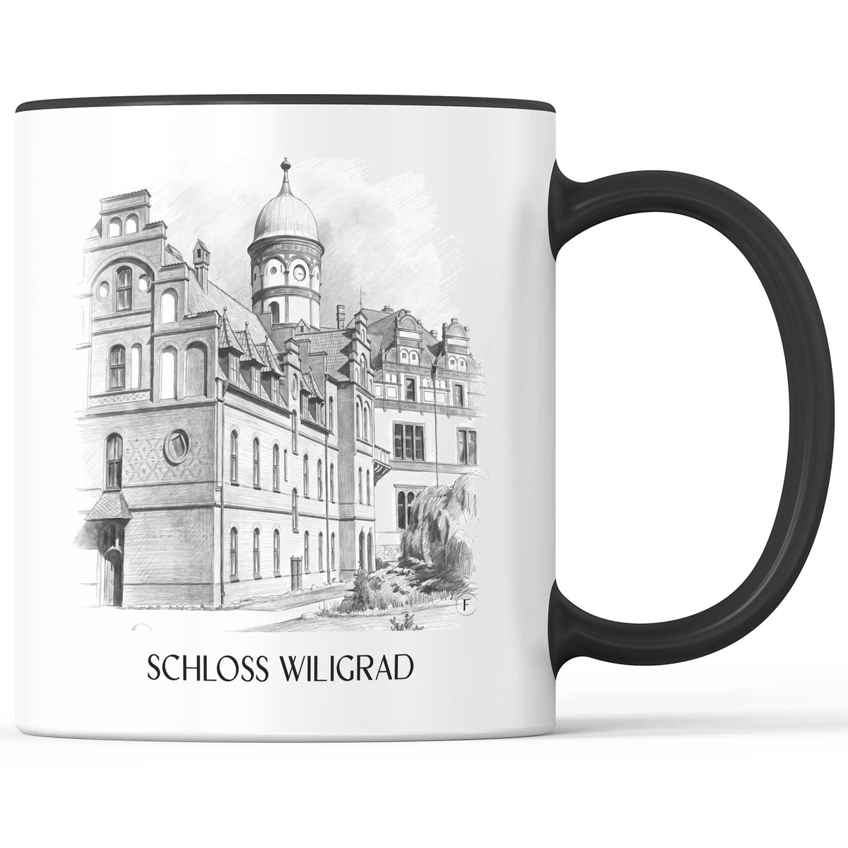schloss-wiligrad-schwerin-deutschland-kaffeebecher-bleistift-zeichnung-drawing