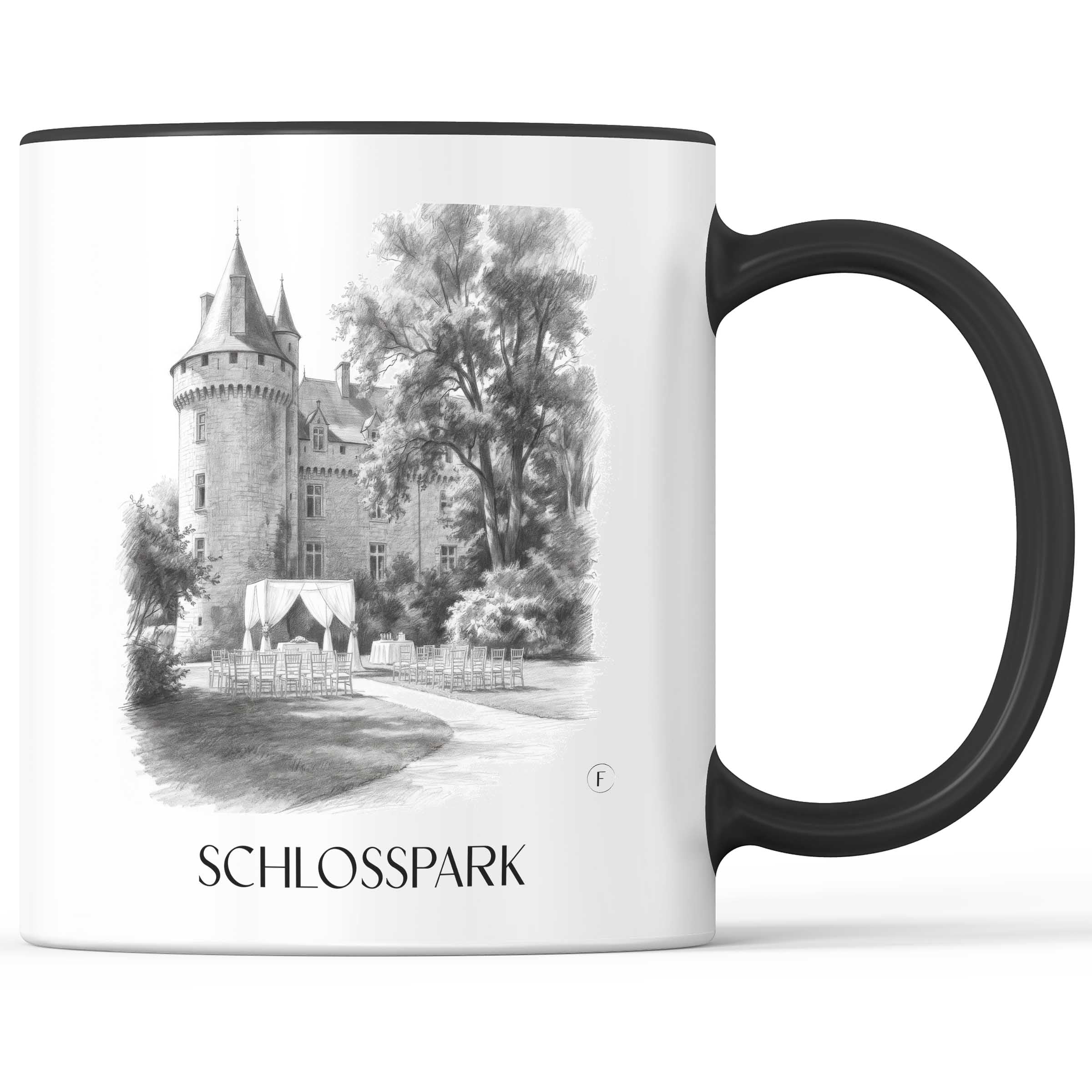schlosspark-wolfsburg-deutschland-kaffeebecher-bleistift-zeichnung-drawing