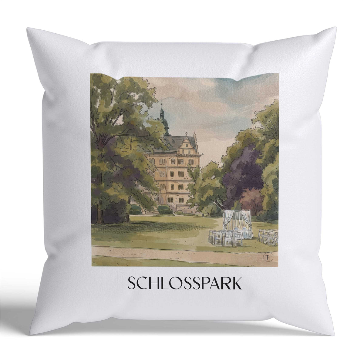 schlosspark-wolfsburg-deutschland-kissenbezug-aquarell