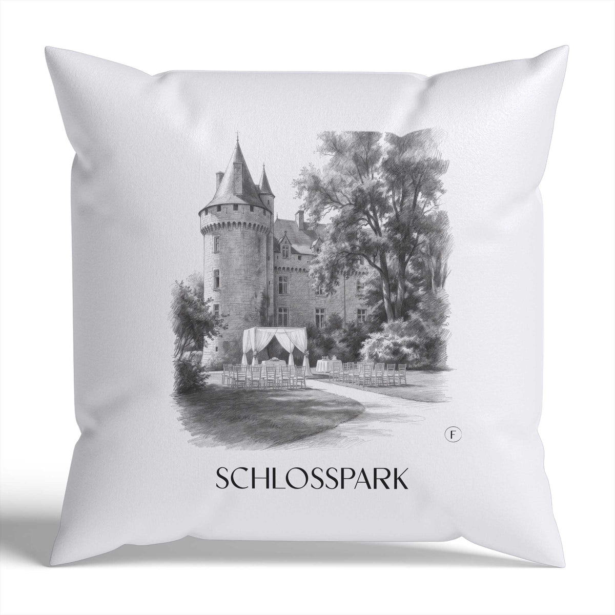 schlosspark-wolfsburg-deutschland-kissenbezug-bleistift-zeichnung-drawing
