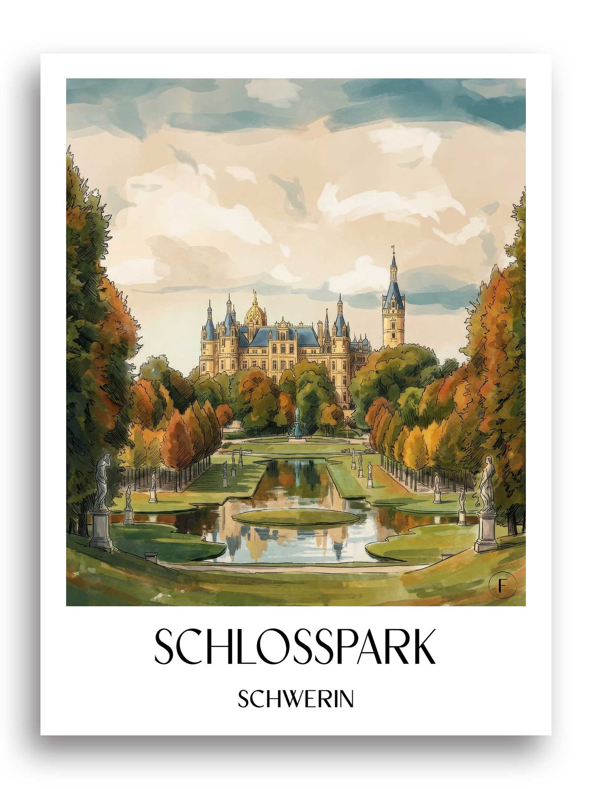 schlosspark-schwerin-deutschland-poster-aquarell