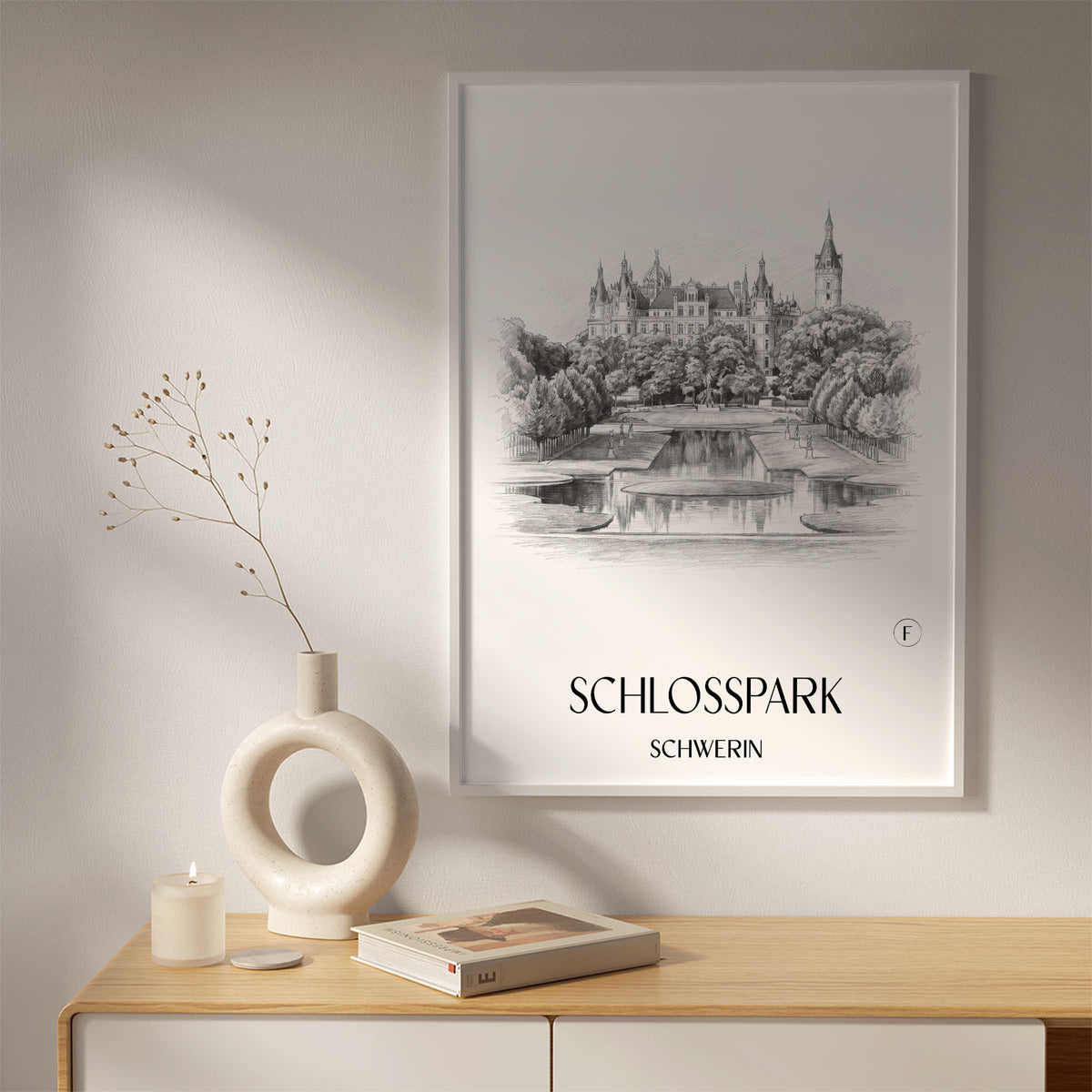 schlosspark-schwerin-deutschland-poster-bleistift-zeichnung-drawing