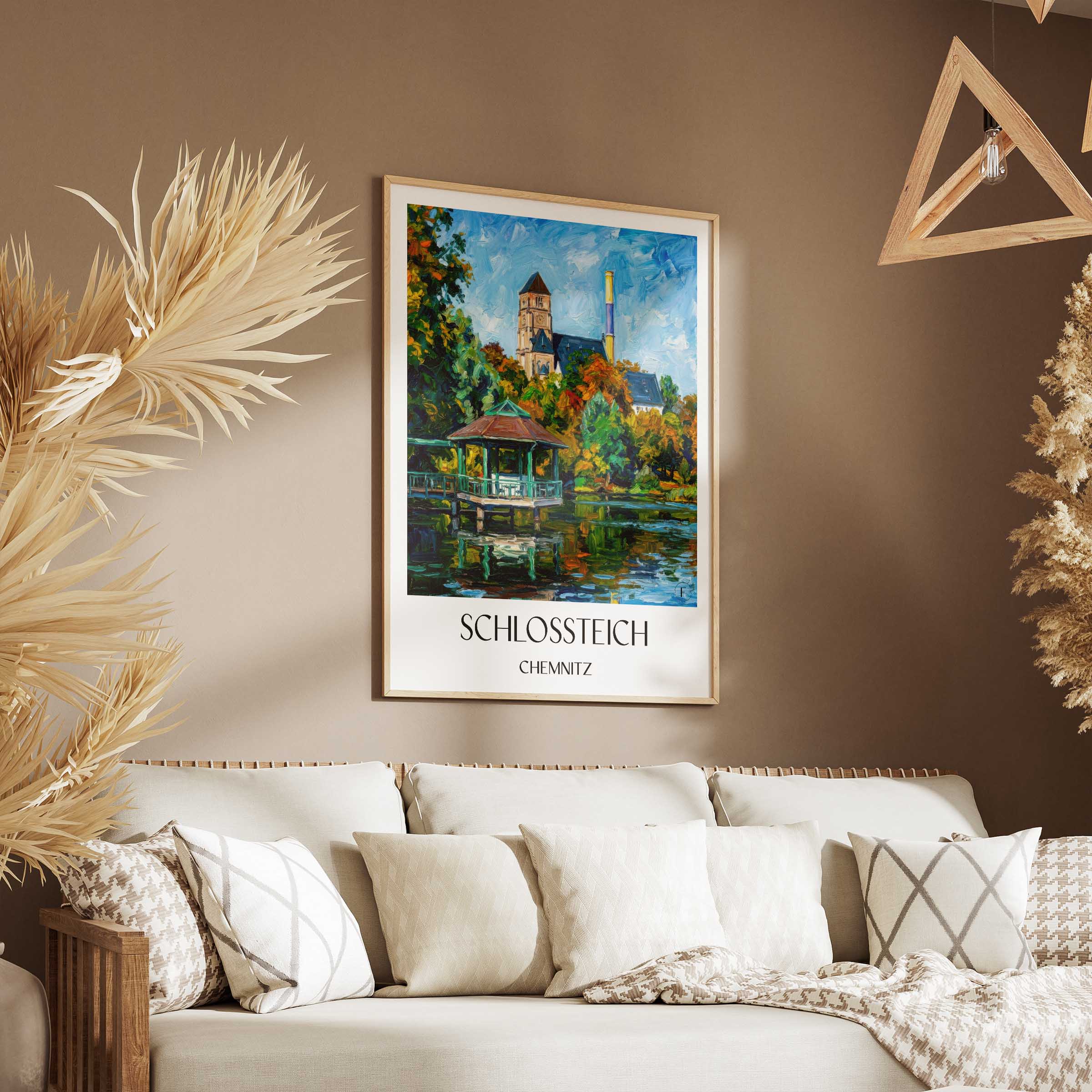 schlossteich-chemnitz-deutschland-poster-oil-painting-oelgemaelde