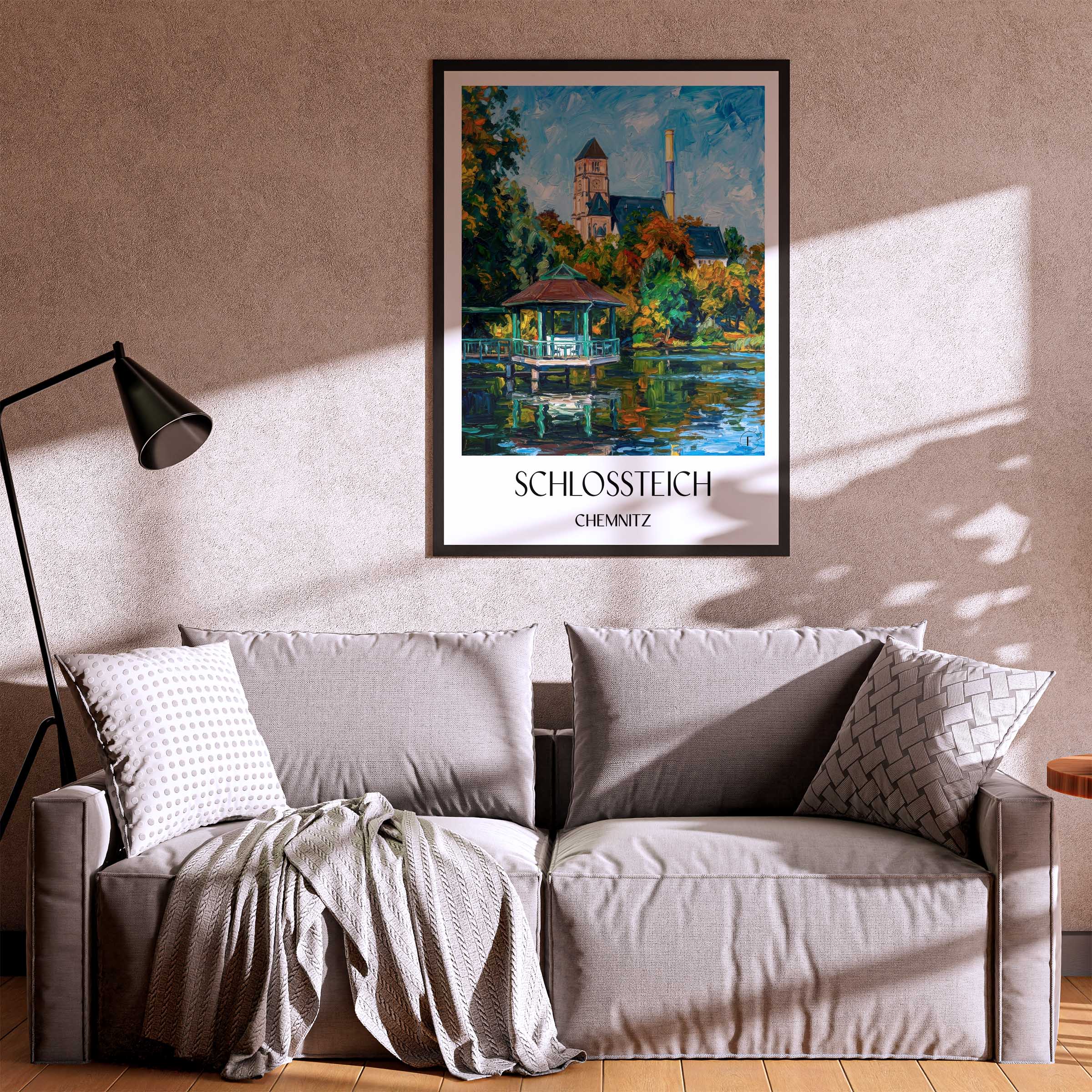 schlossteich-chemnitz-deutschland-poster-oil-painting-oelgemaelde