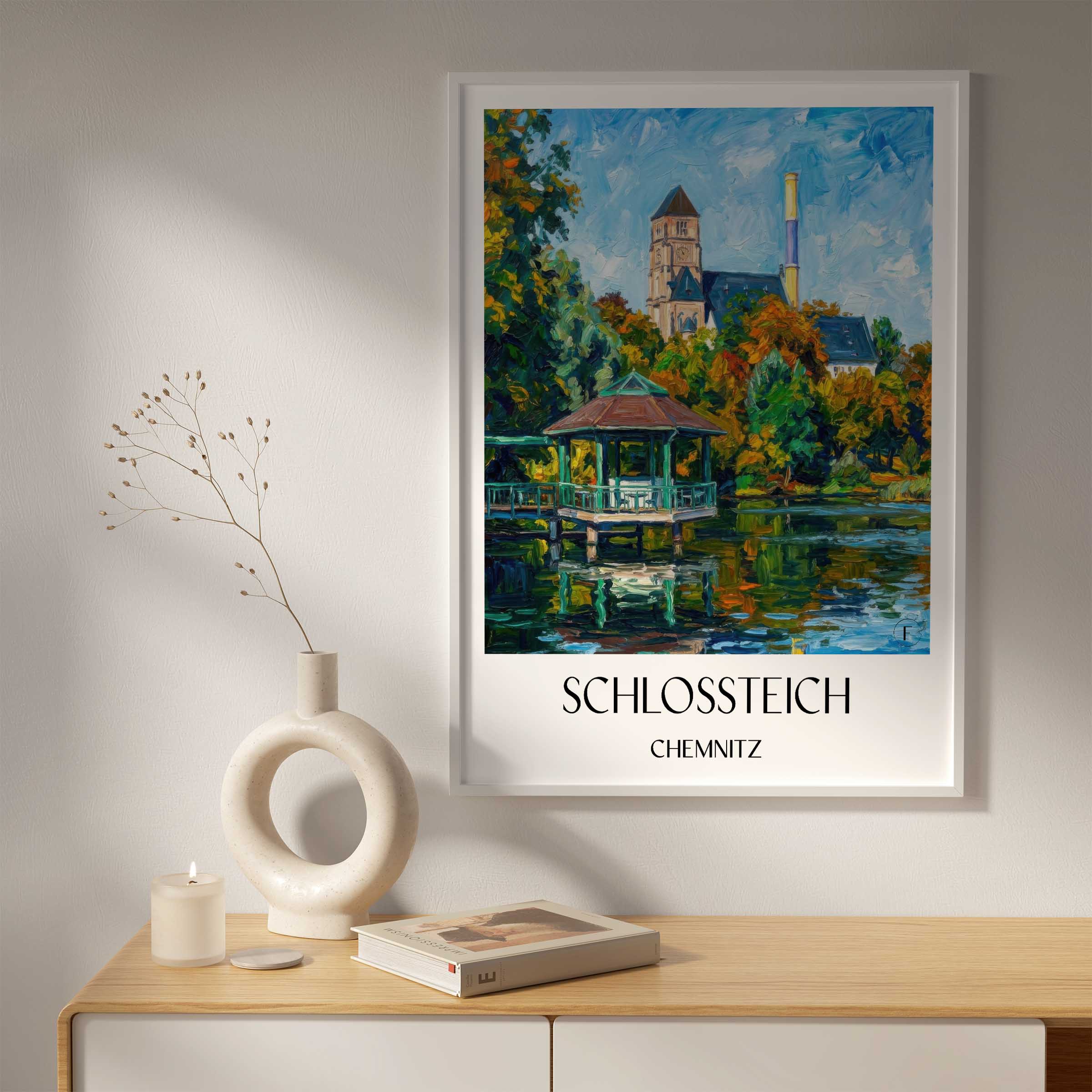 schlossteich-chemnitz-deutschland-poster-oil-painting-oelgemaelde