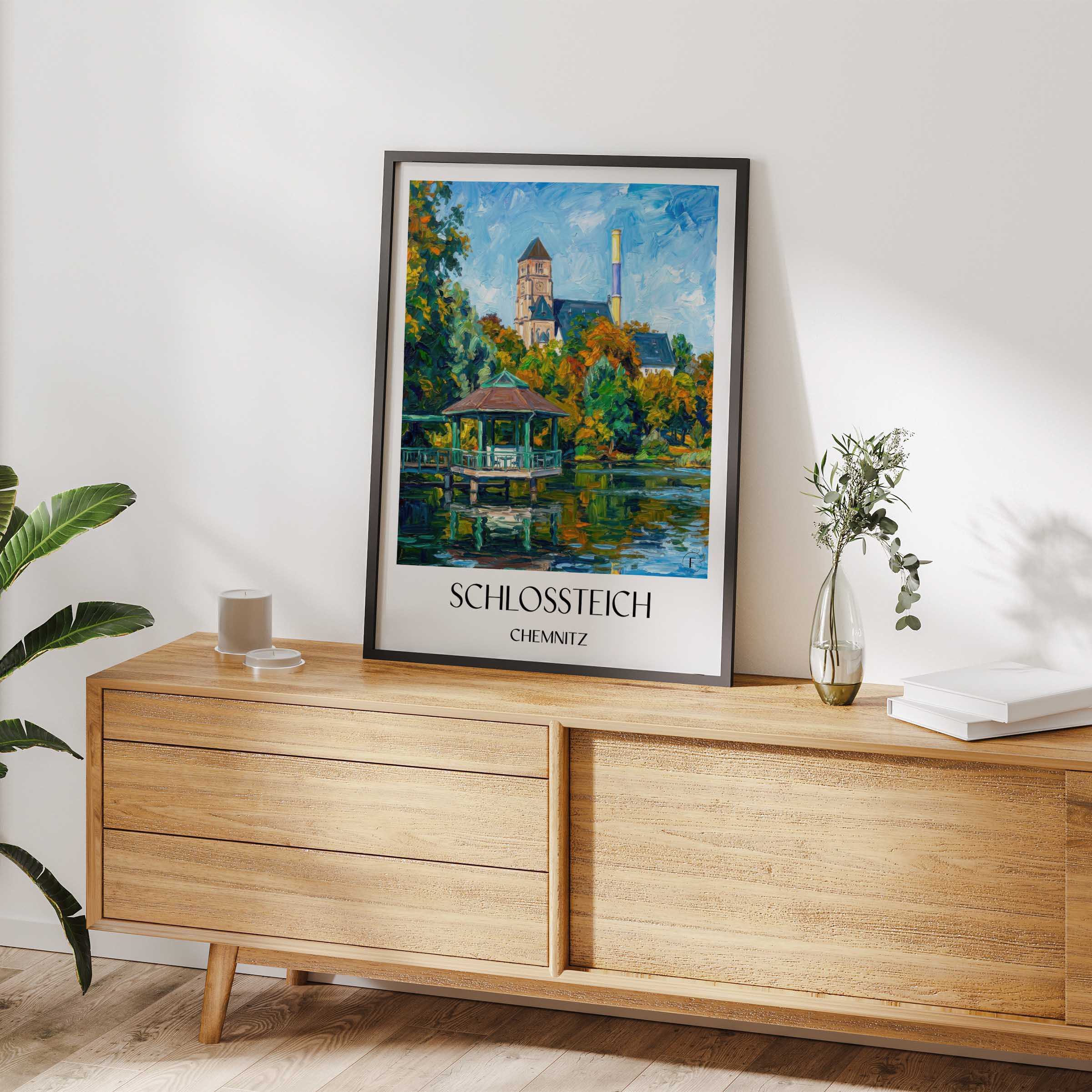 schlossteich-chemnitz-deutschland-poster-oil-painting-oelgemaelde